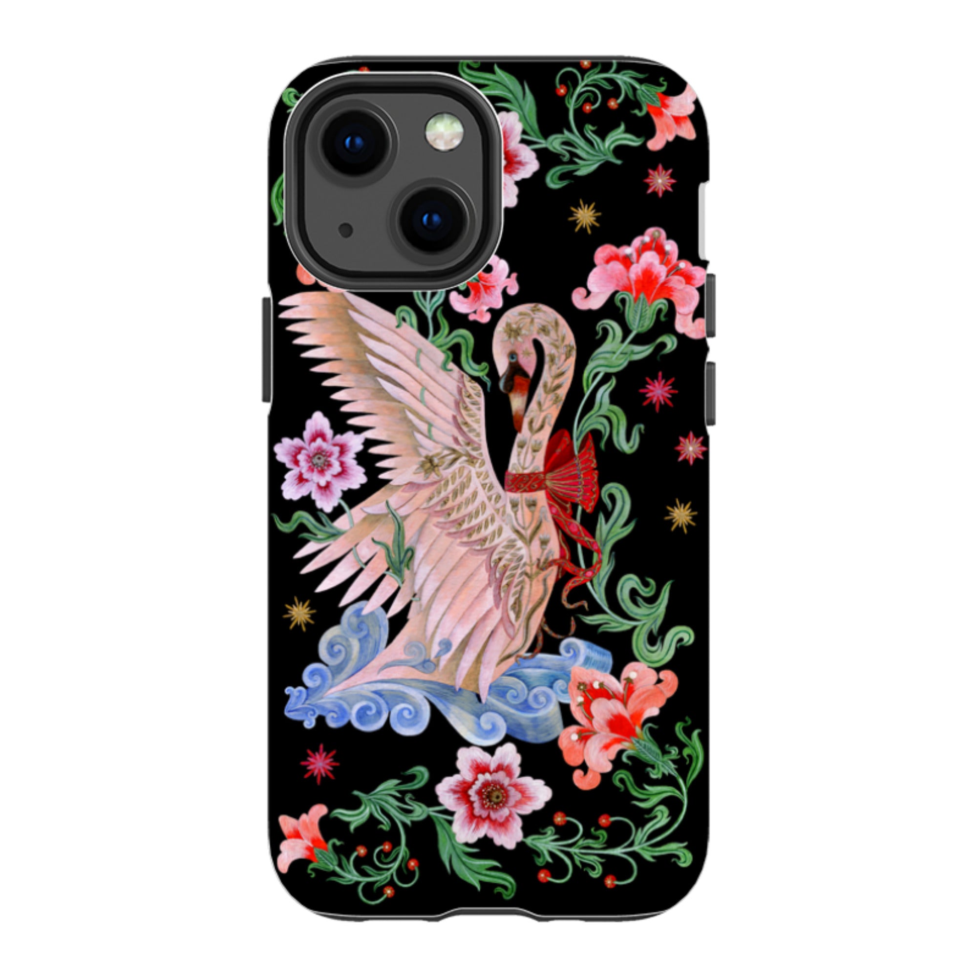 iPhone Tough  Case - Seven Swans A Swimming By Maria Matos