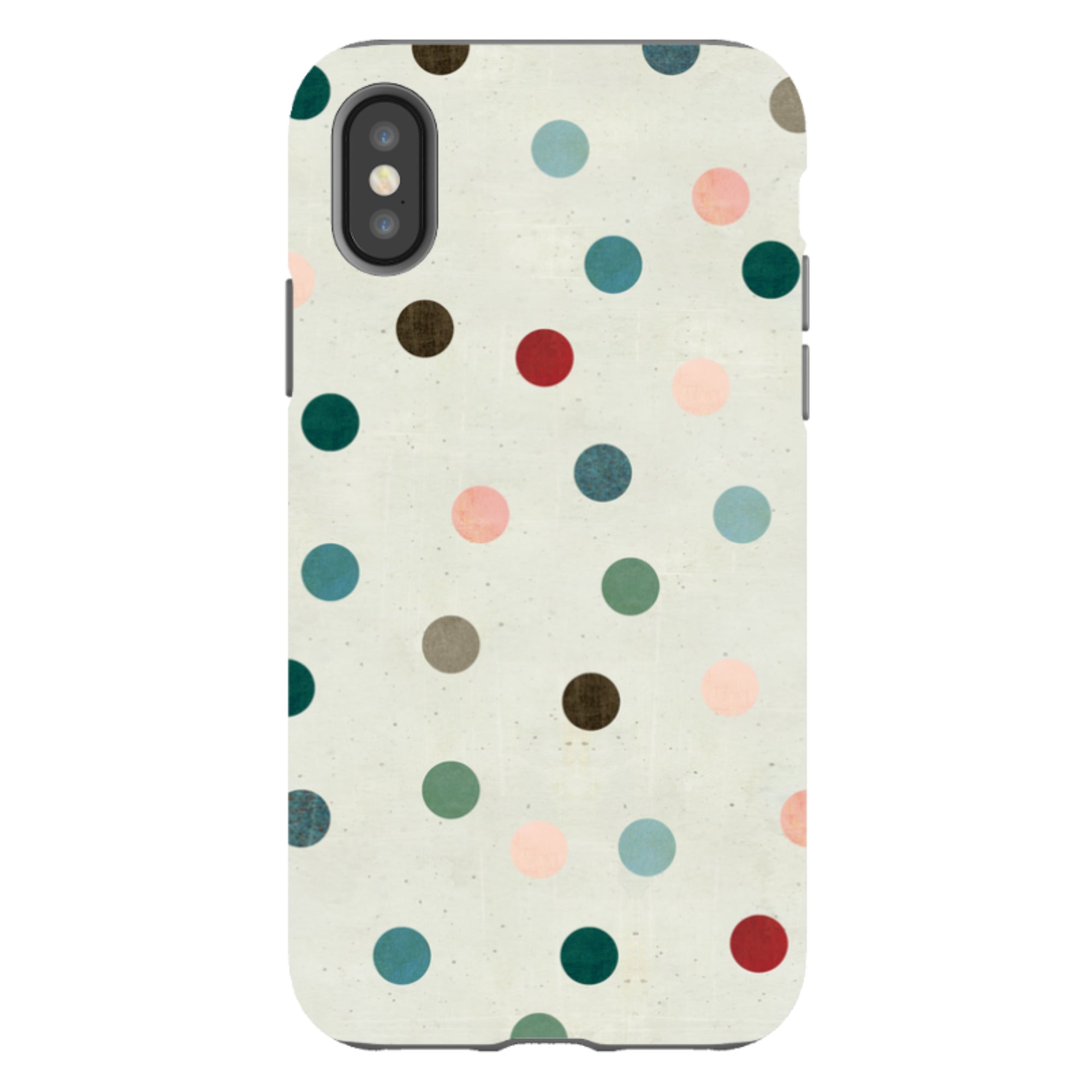 iPhone Tough Case - Whale Rider Dots By Katherine Quinn