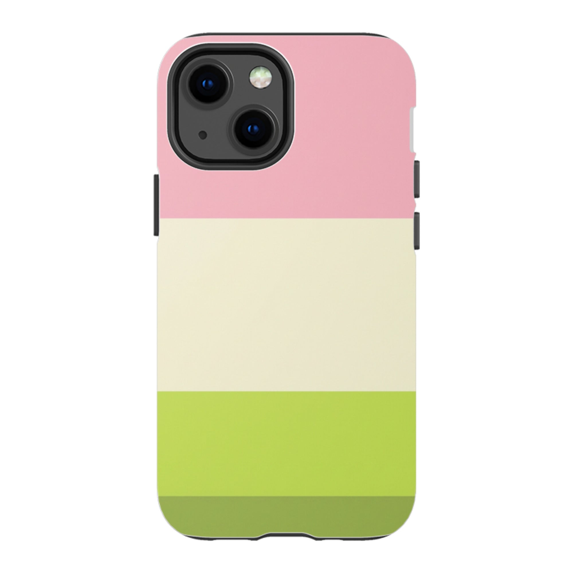 iPhone Tough Case - Pink & Sage Green