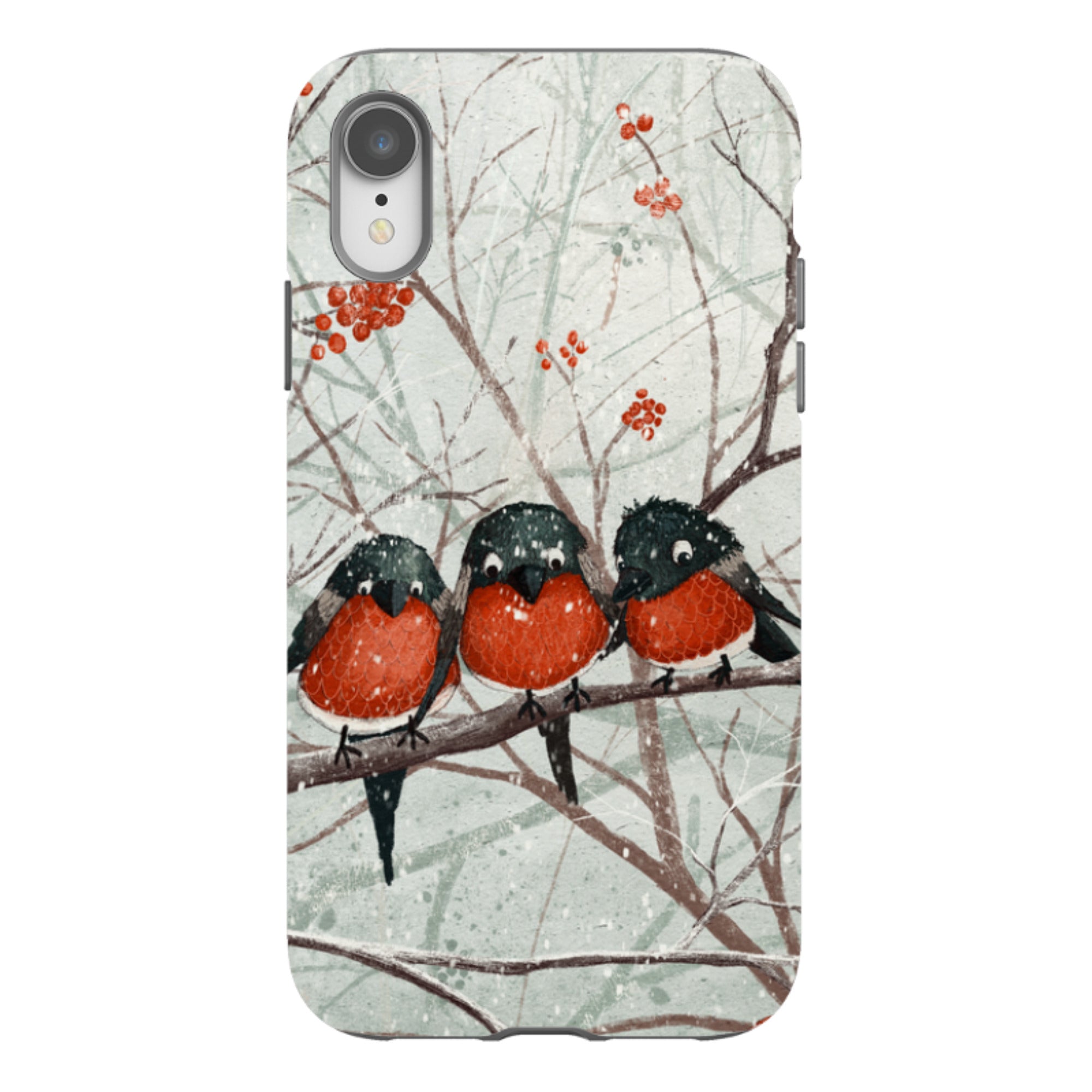 iPhone Tough Case - Frosted Branches By Maja Lindberg