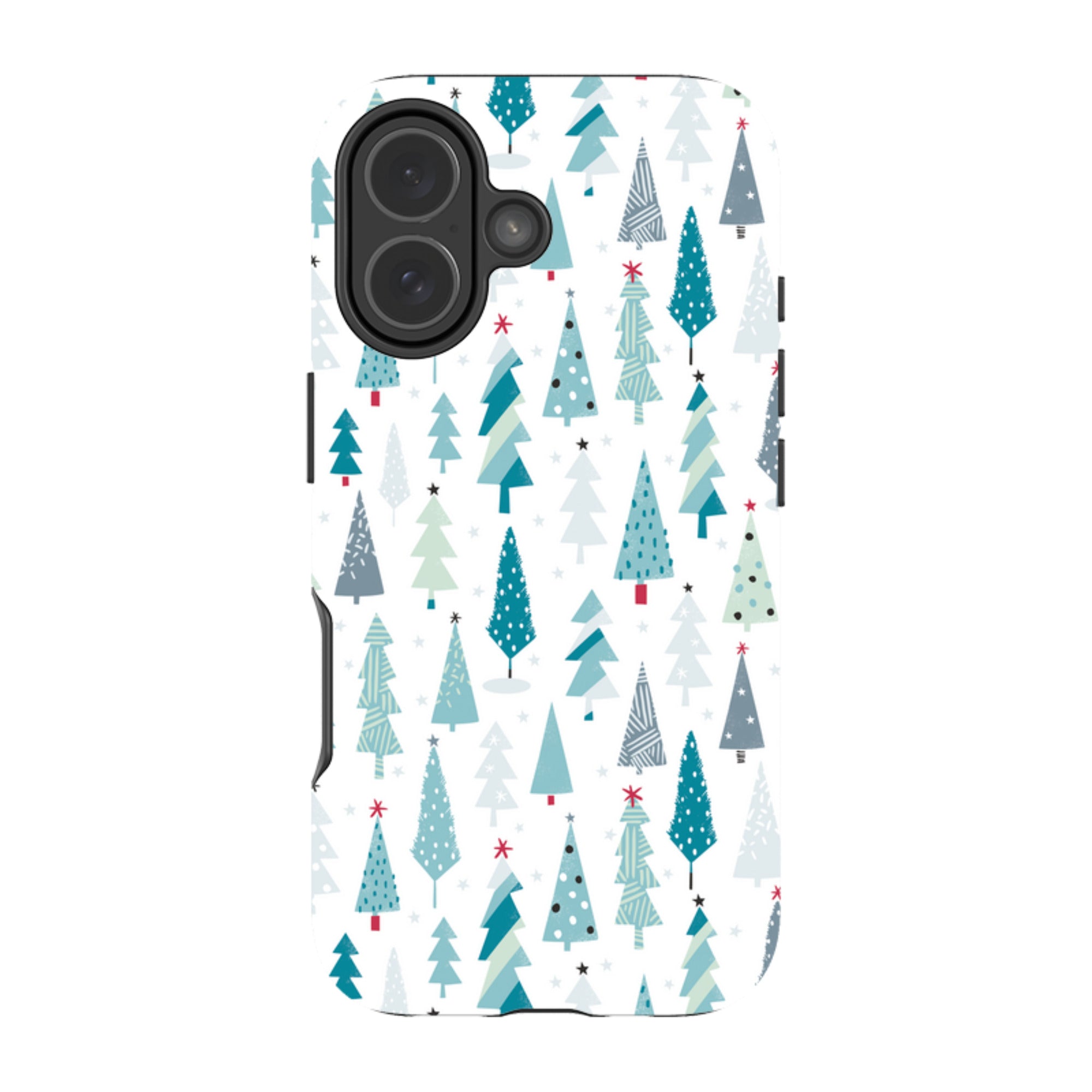 iPhone MagSafe Tough Case - Little Xmas Trees By Ali Brookes
