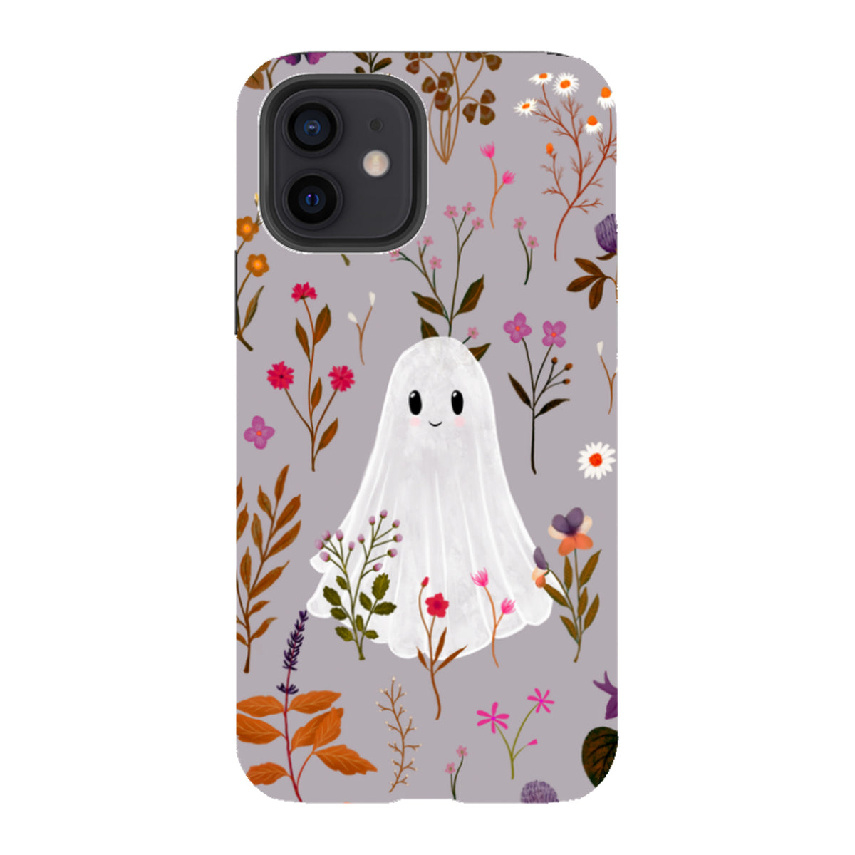 iPhone Tough Case - Ghost in the Garden - Mauve Multi By Katherine Quinn