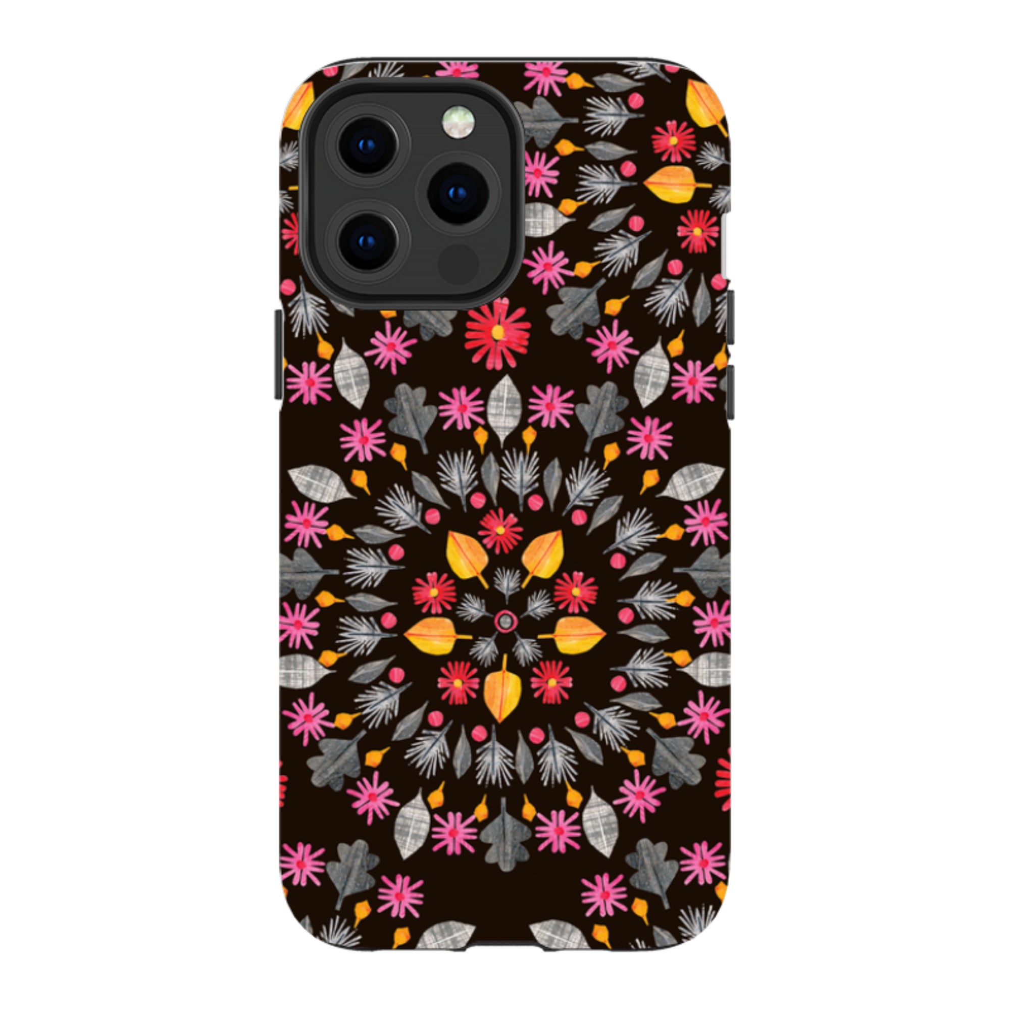 iPhone MagSafe Tough Case - Autumn Mandala By Tracey English