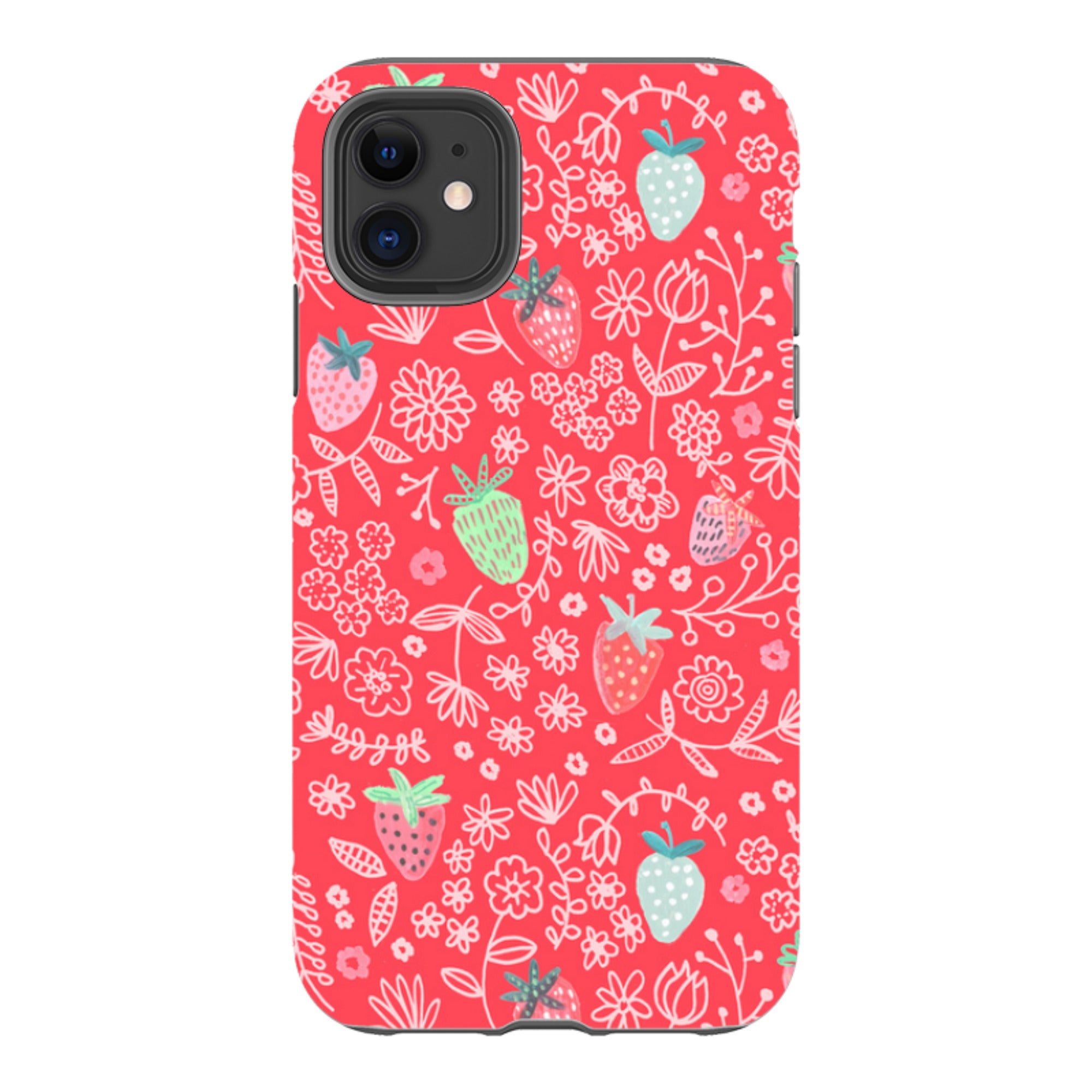 iPhone Tough Case - Strawberries By Caroline Bonne Muller