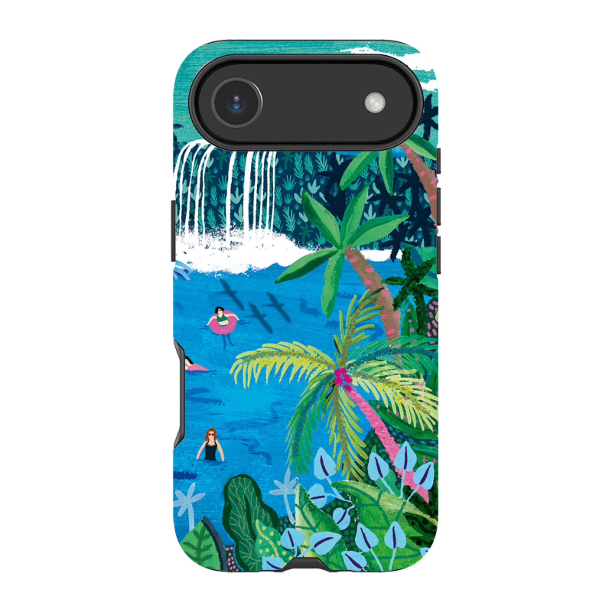 iPhone Tough Case - Palm Pool II By Emma Frances Grant