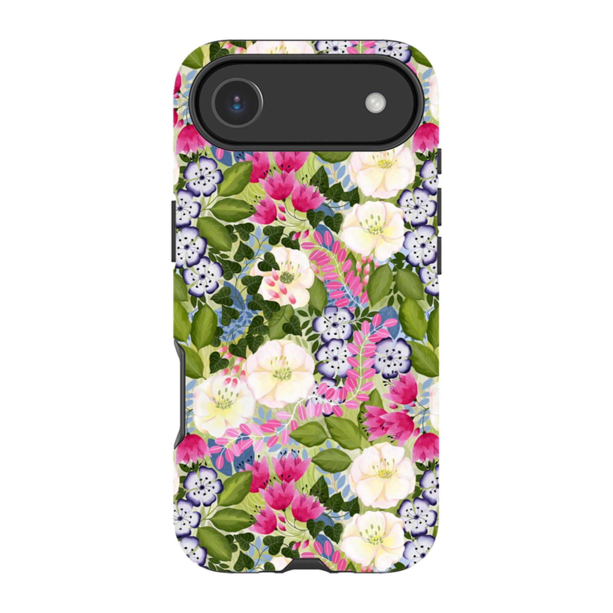 iPhone Tough Case - Pink Flowers By Bex Parkin