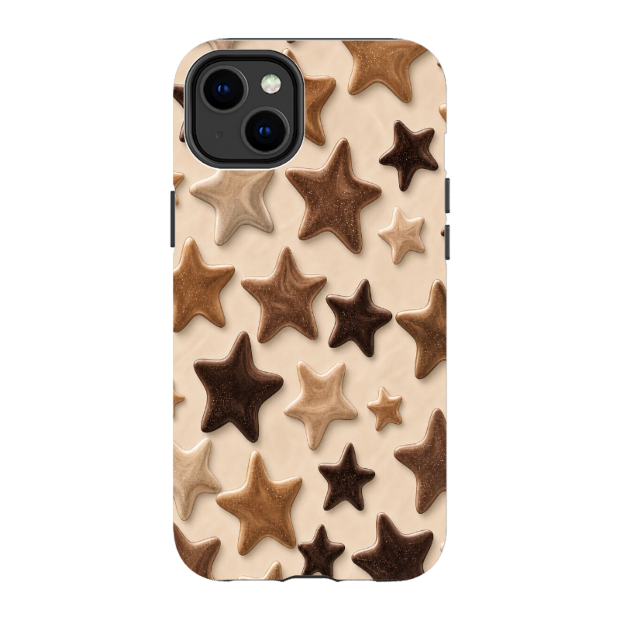 iPhone Tough Case - Brown Star