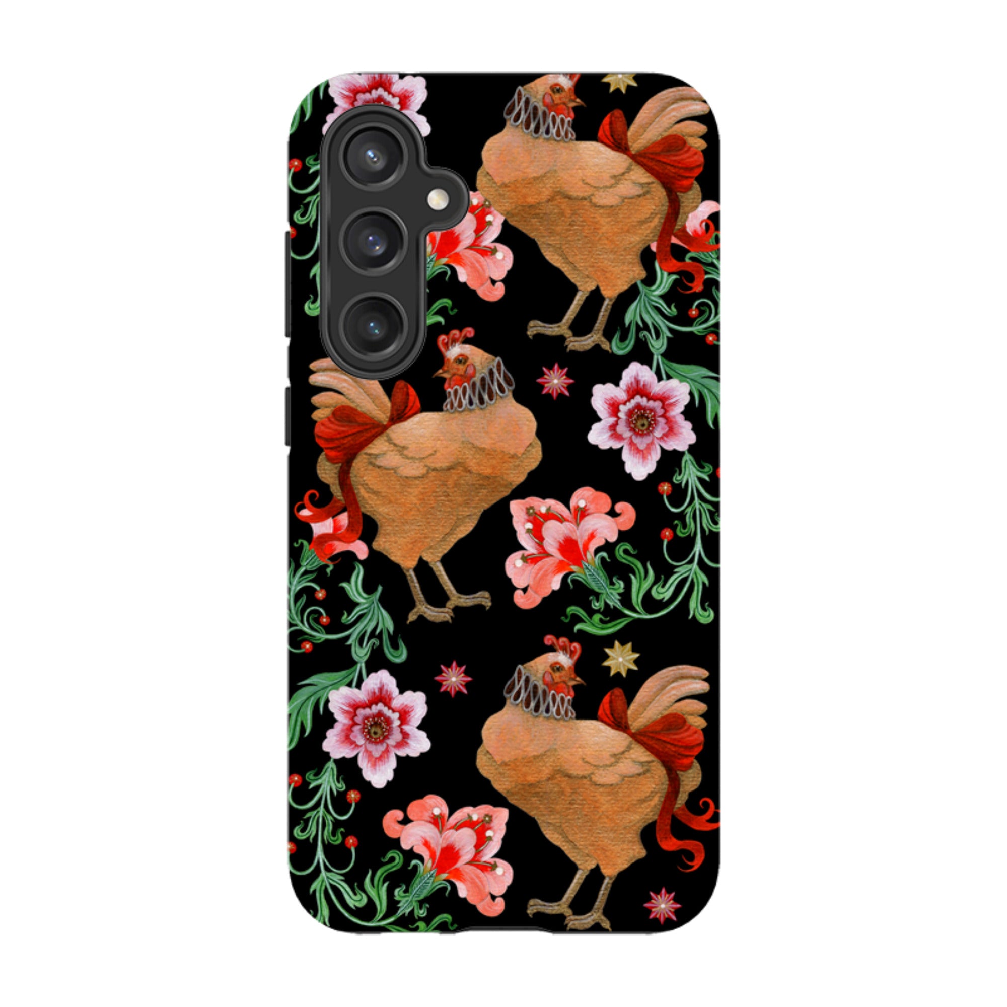 Samsung Tough  Case - Three French Hens By Maria Matos