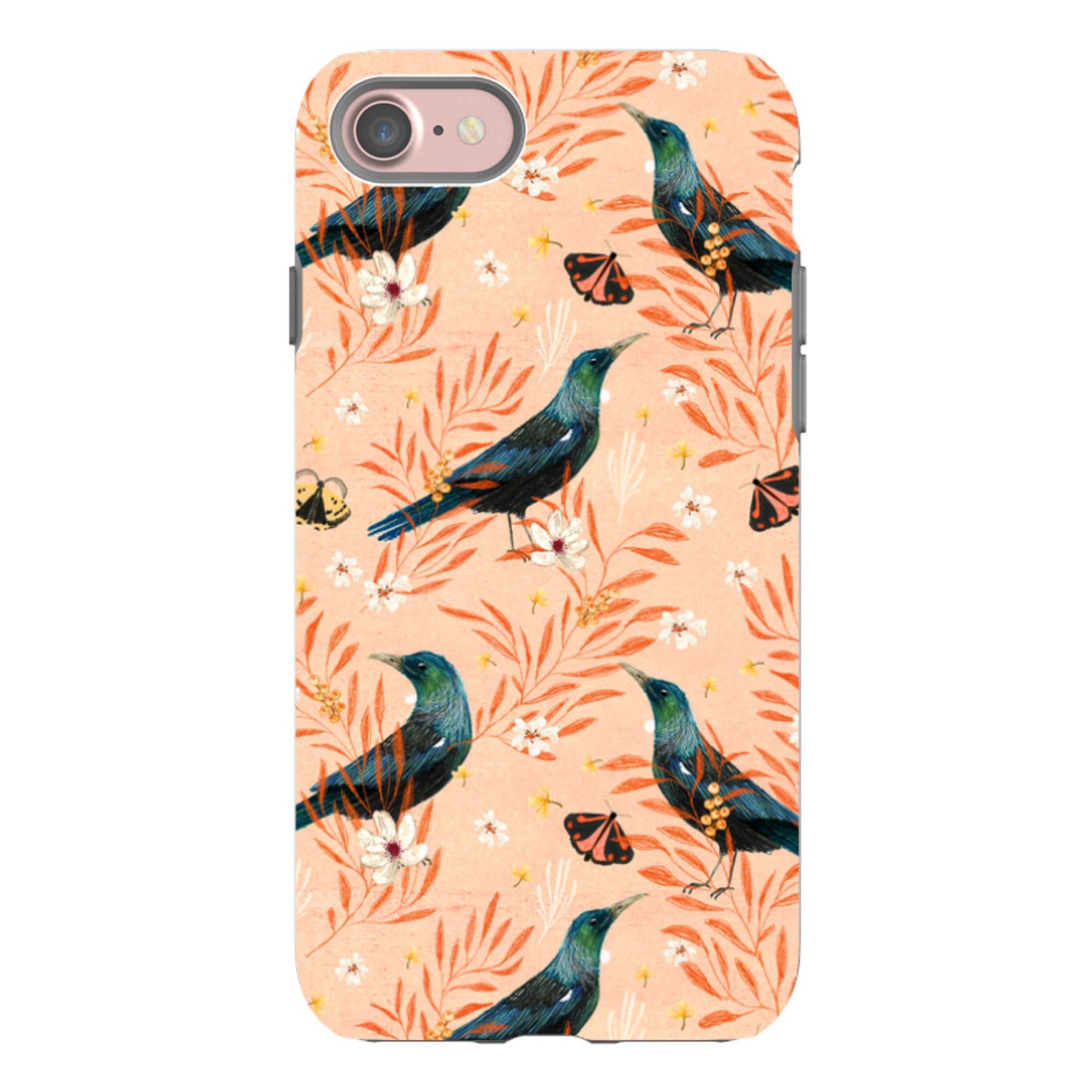 iPhone Tough Case - Tui Pink By Katherine Quinn