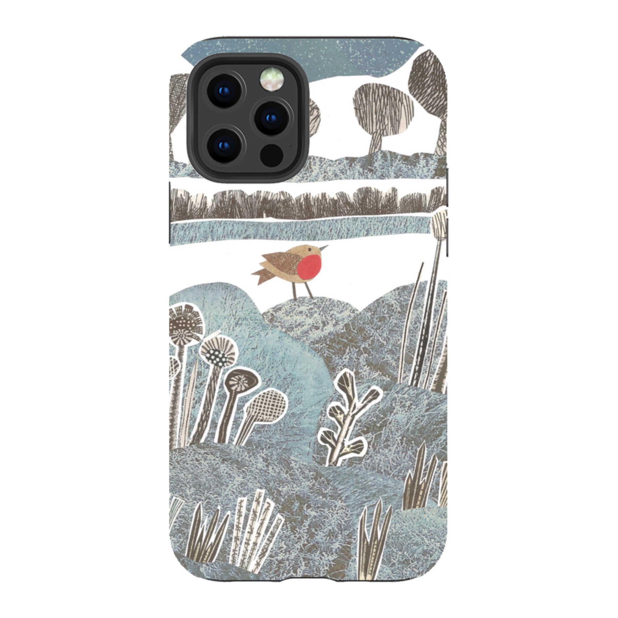 iPhone Tough Case - Frost Robin By Jane Robbins