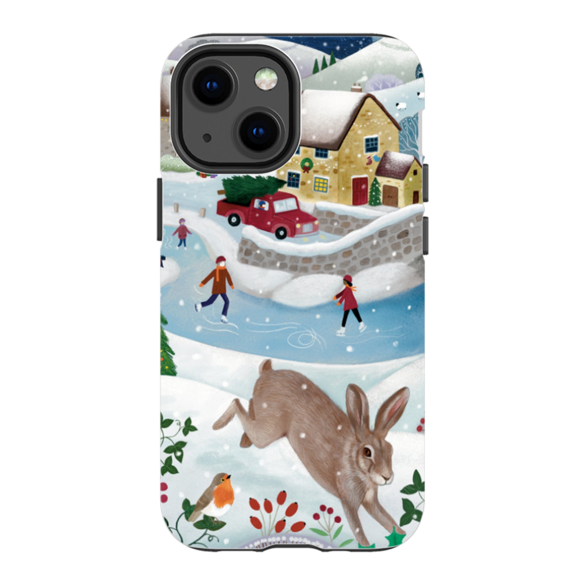 iPhone Tough Case - Advent Rabbit By Bex Parkin