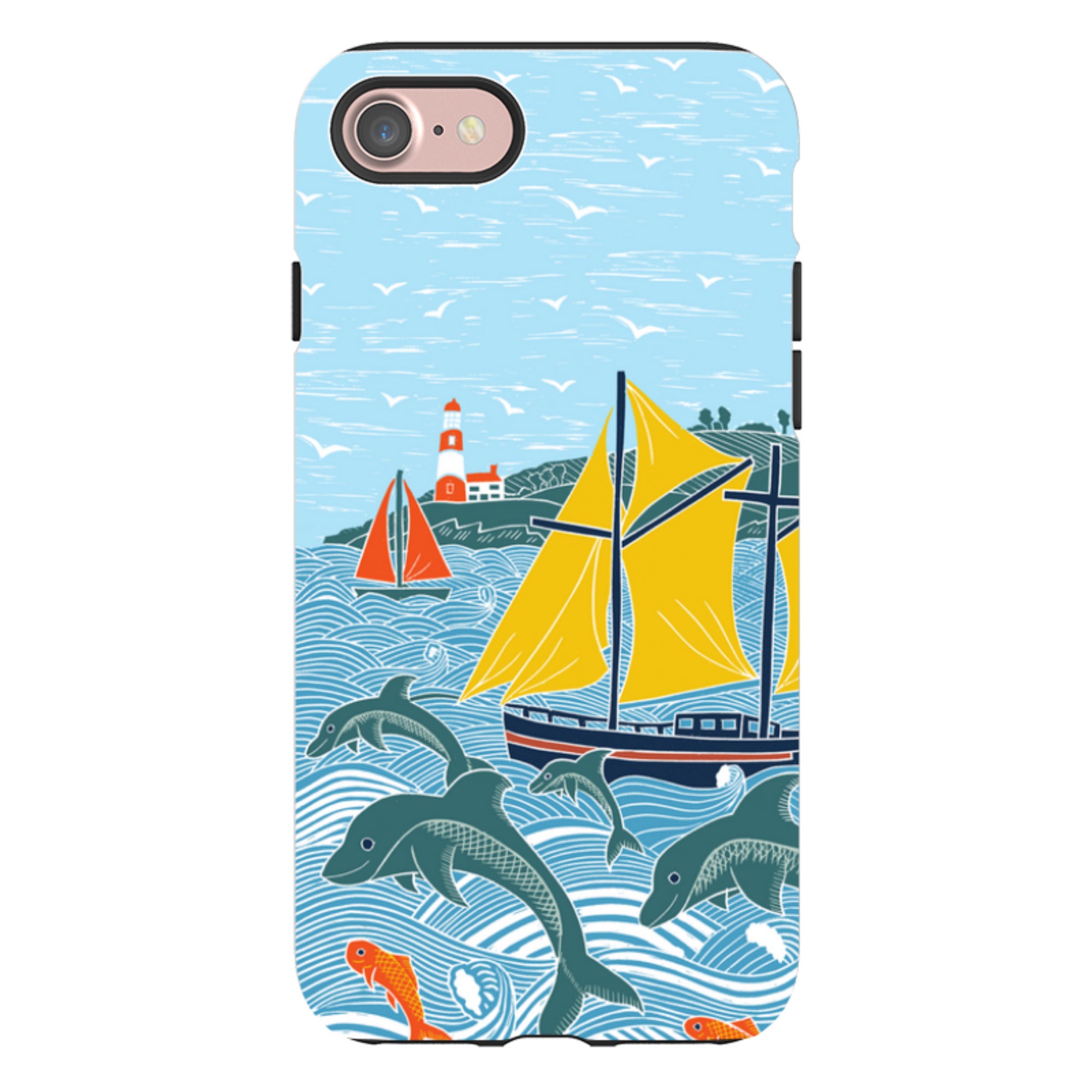 iPhone Case - Dolphins By Kate Heiss