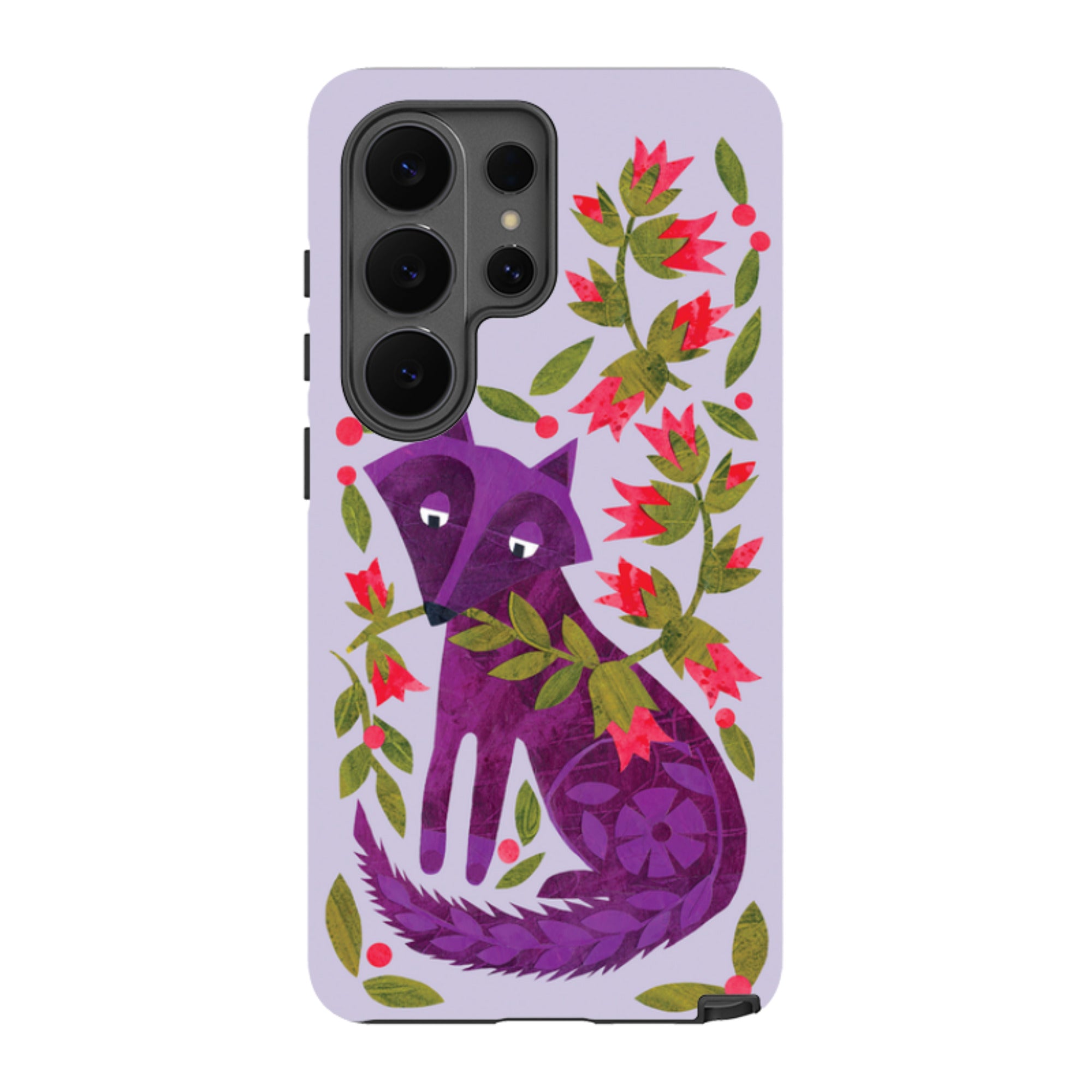 Samsung Tough Case - Purple Foxie By Tracey English