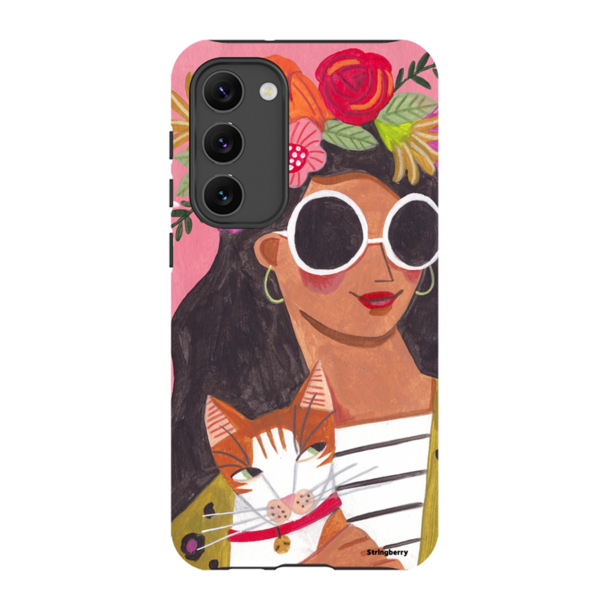 Samsung Tough Case - Woman & Cat By Caroline Bonne Muller