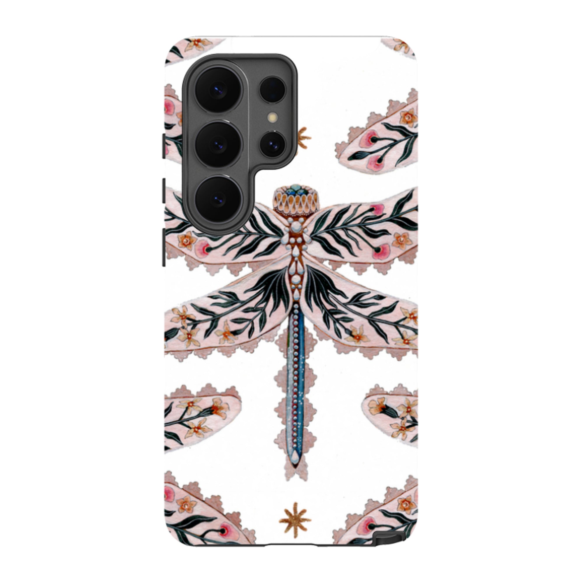 Samsung Tough Case - Dragonfly Pattern By Maria Matos