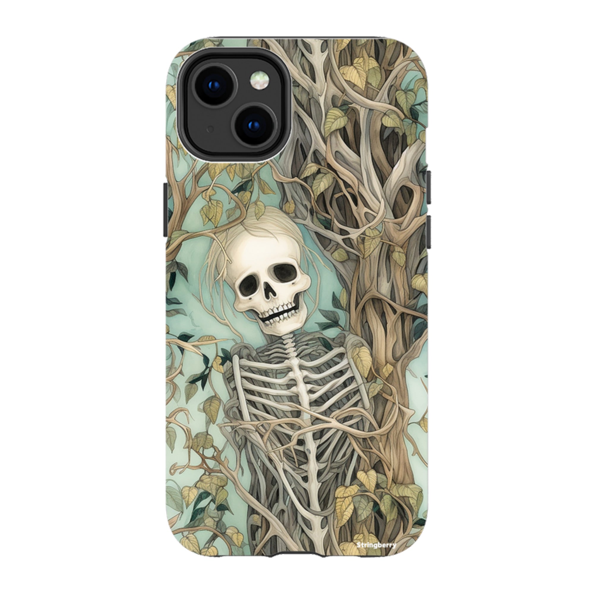 iPhone Tough Case - Skeletal Floral