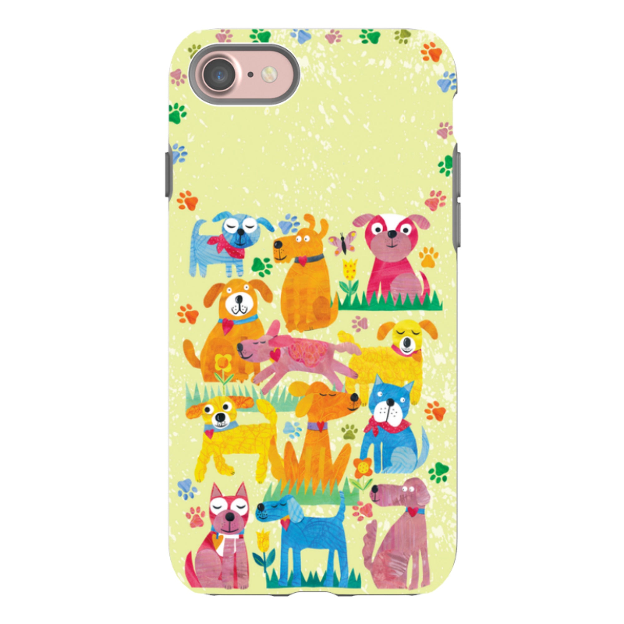 iPhone Tough Case - Dogs in the park By Tracey English