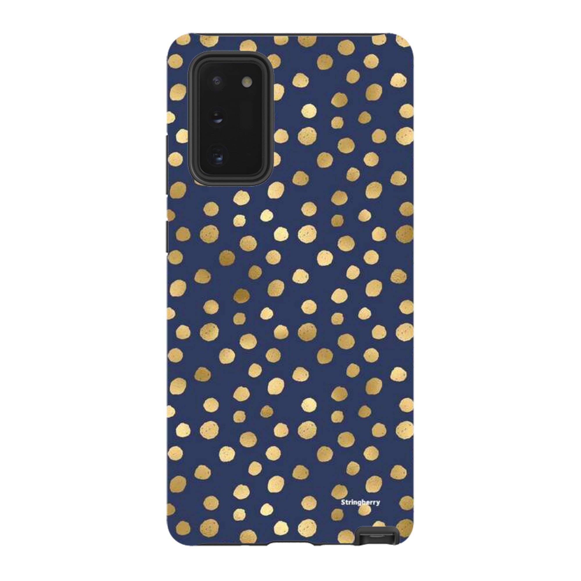 Samsung Tough Case - Navy Polka