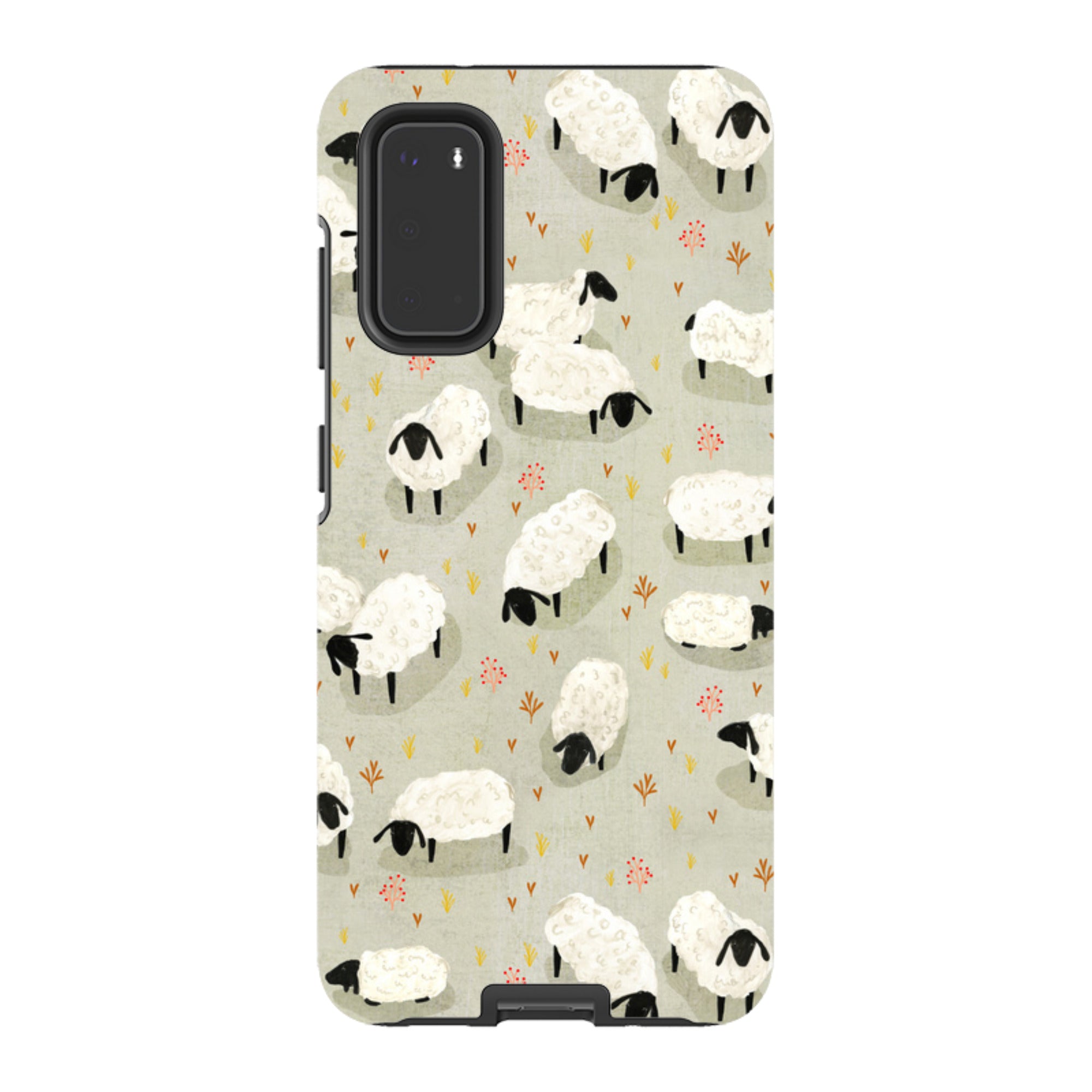 Samsung Tough Case - Sheep Grey By Katherine Quinn