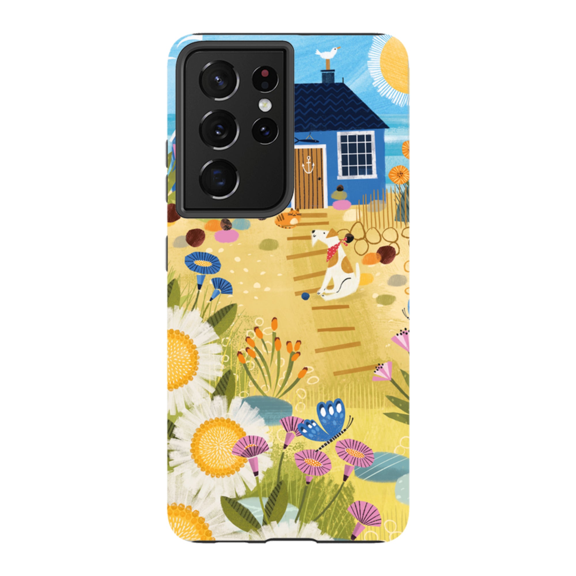 Samsung Tough  Case - Beach House By Ali Brookes