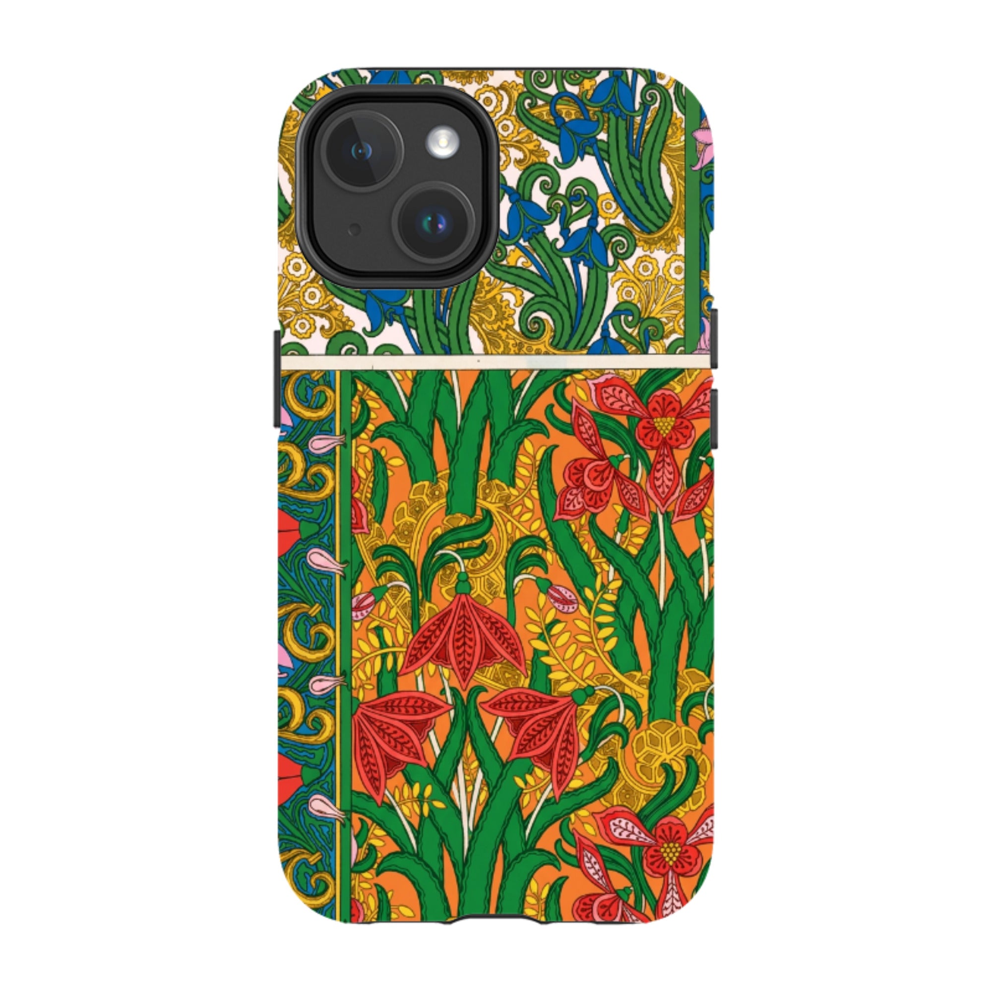 iPhone MagSafe Tough Case - Vintage Art Nouveau Lily