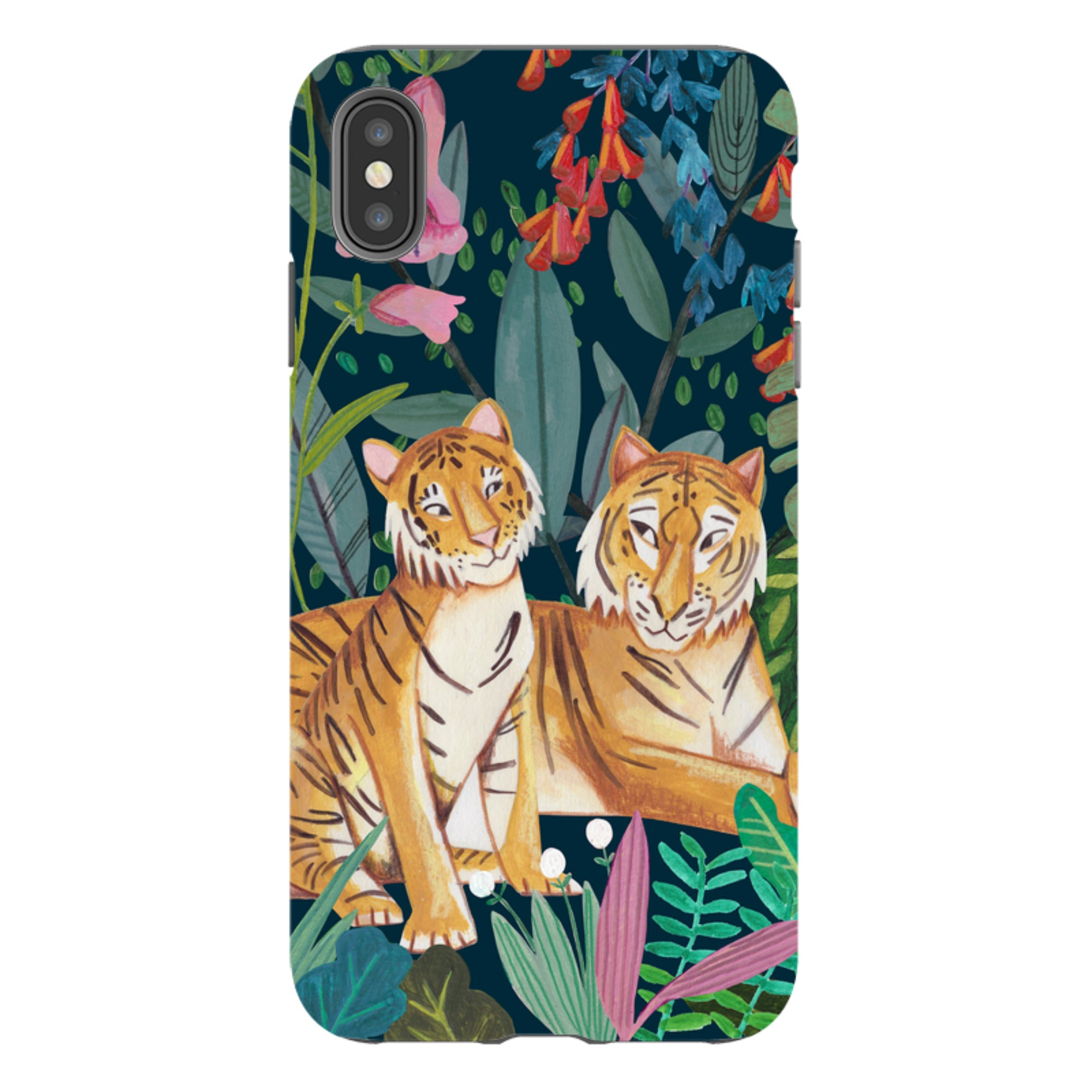 iPhone Tough Case - Tiger By Caroline Bonne Muller
