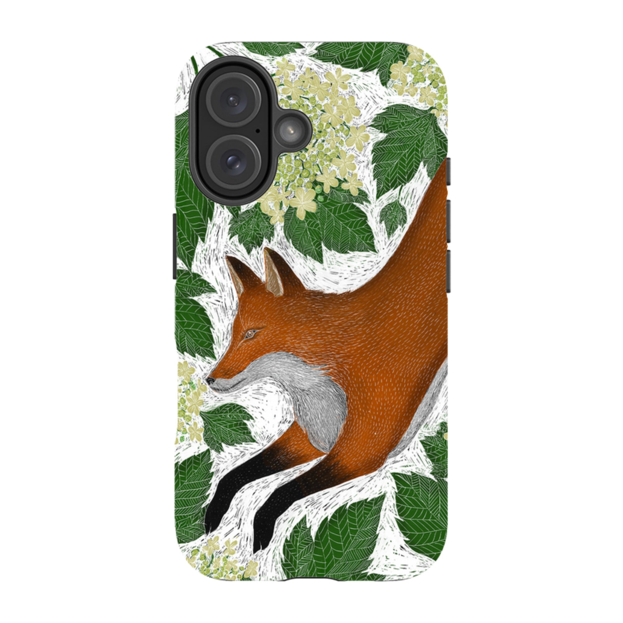 iPhone Tough Case - Fox By Catherine Rowe