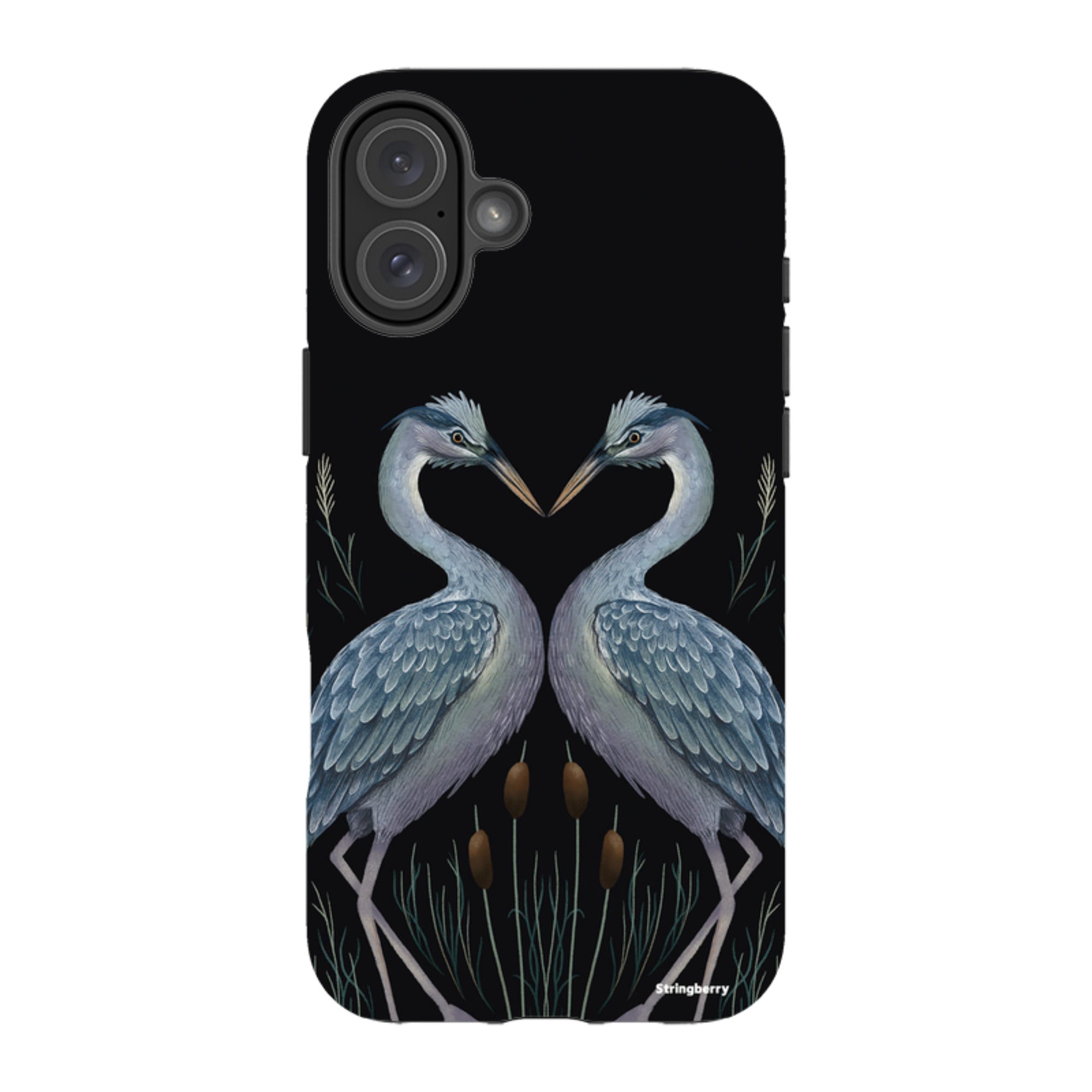 iPhone Tough Case - Heron Pair By Anna Stead
