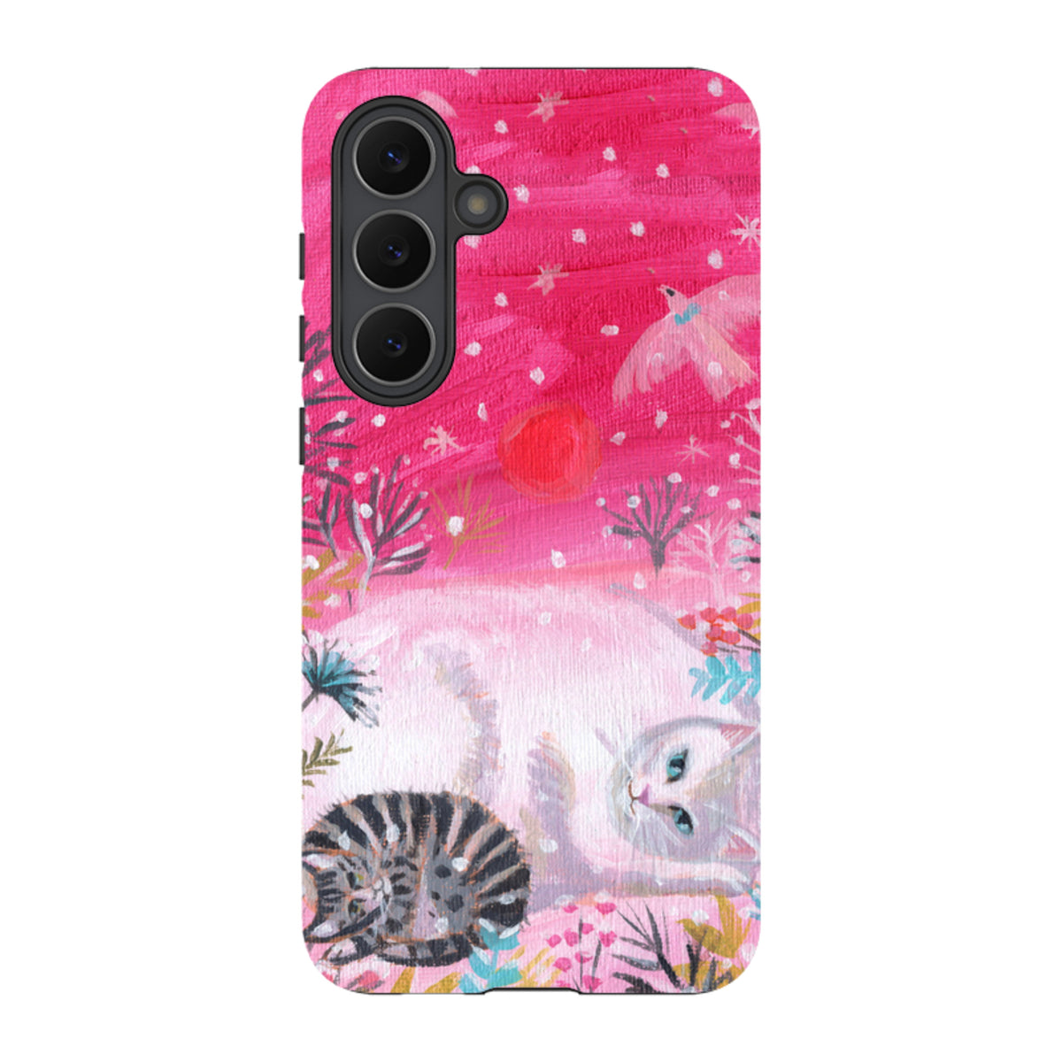 Samsung Tough Case - Christmas Cats By Mary Stubberfield