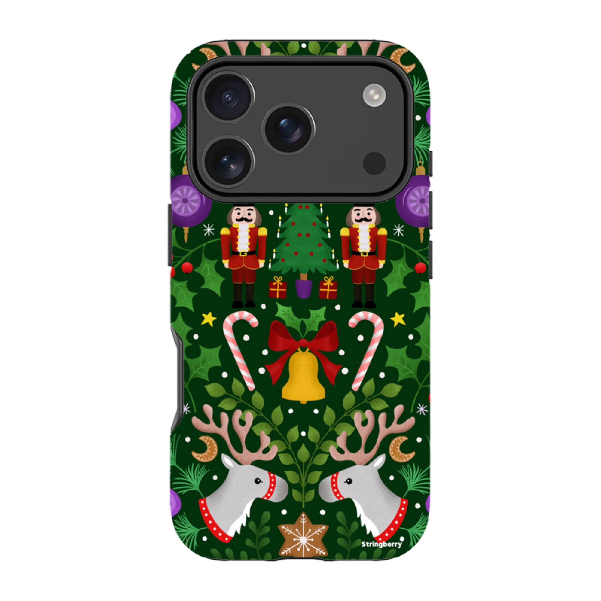 iPhone MagSafe Tough Case - Xmas Pattern I By Bex Parkin
