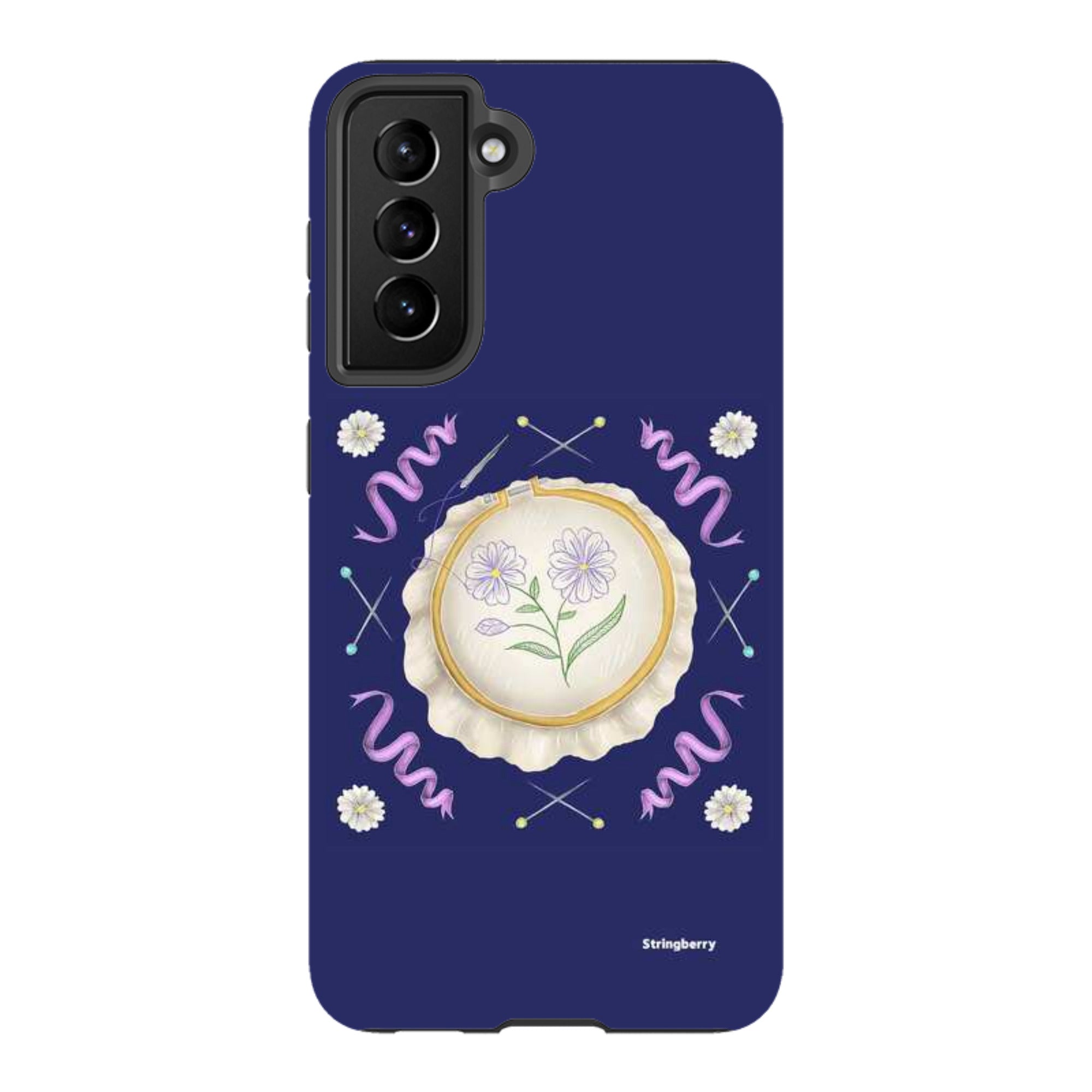 Samsung Tough Case - Daisy Needlework By Catherine Rowe
