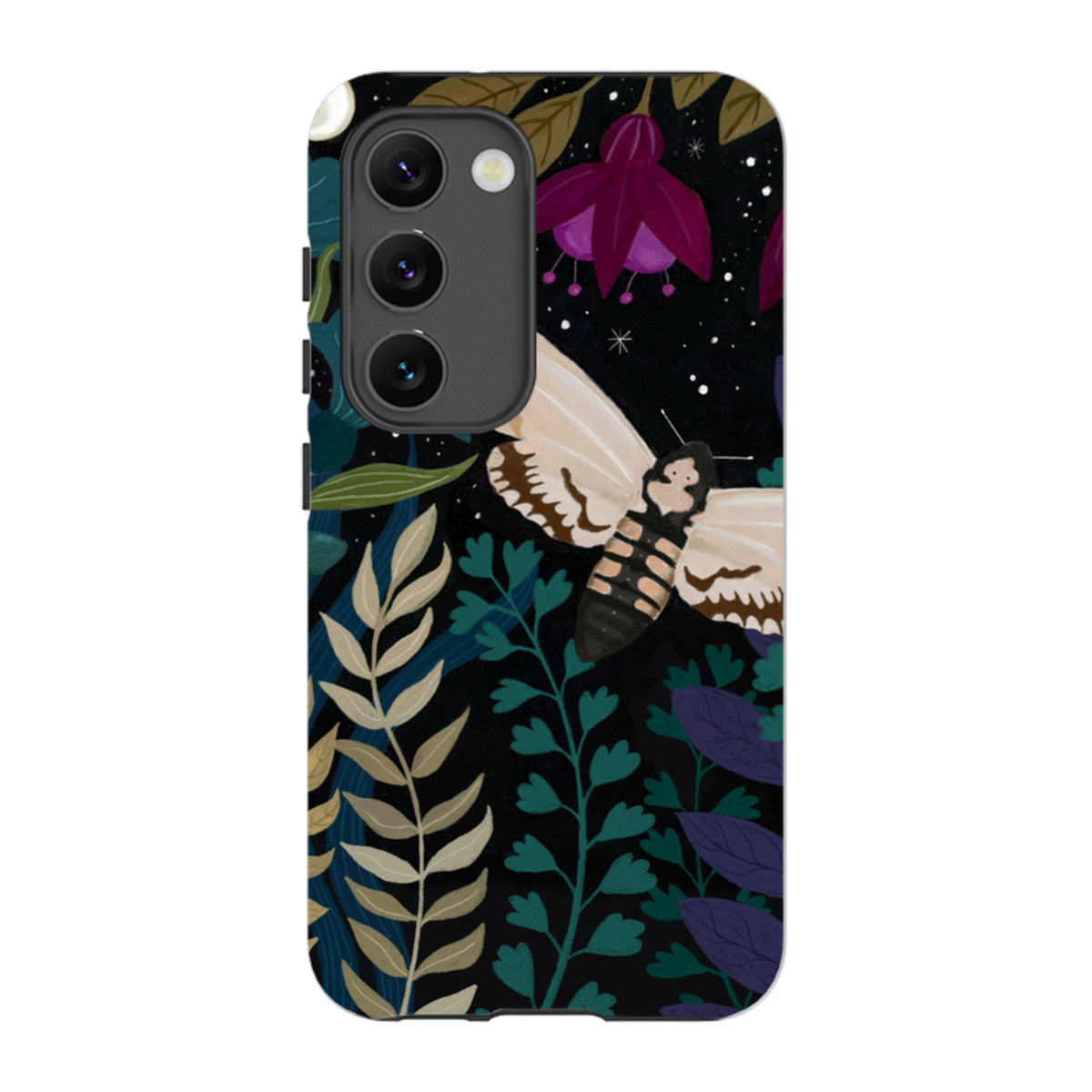 Samsung Tough Case - Midnight Moths By Bex Parkin