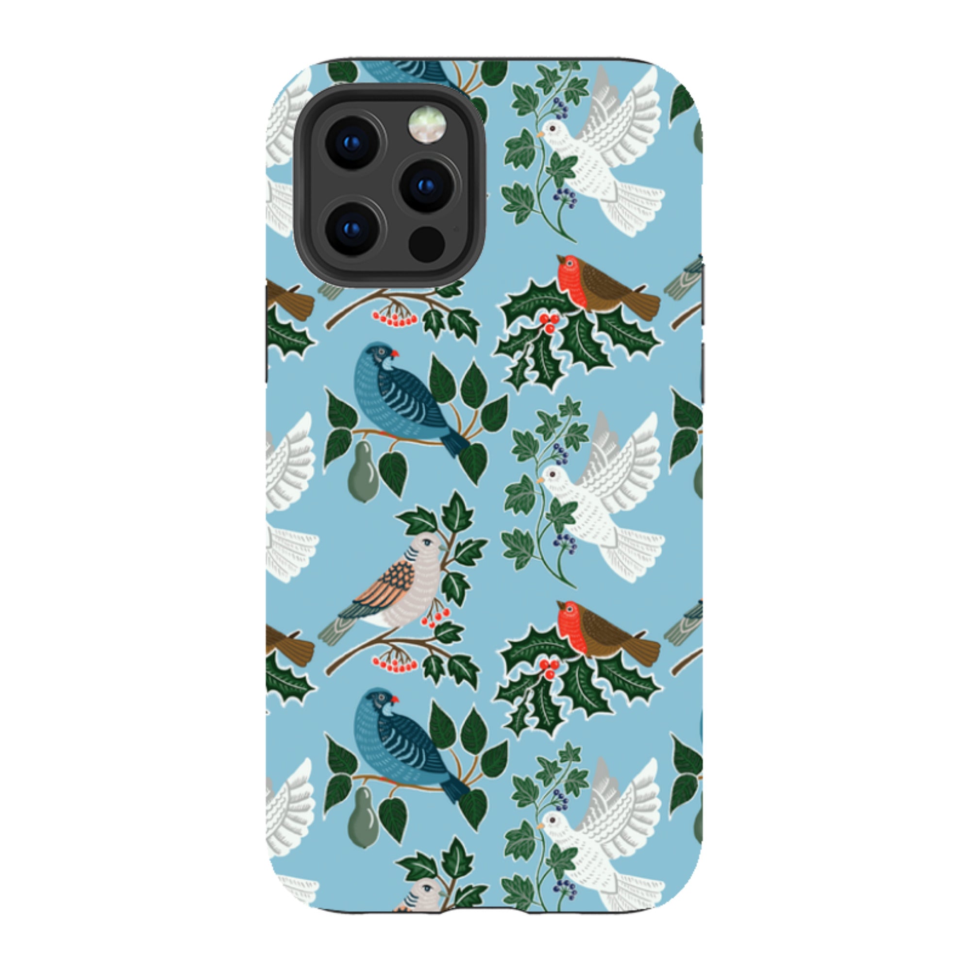 iPhone Tough Case - Winter Birds-2 By kate Heiss