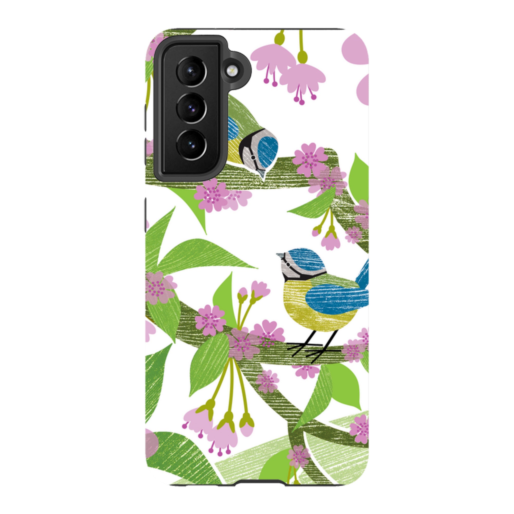 Samsung Tough Case - Blue Tits and Blossom By Liane Payne