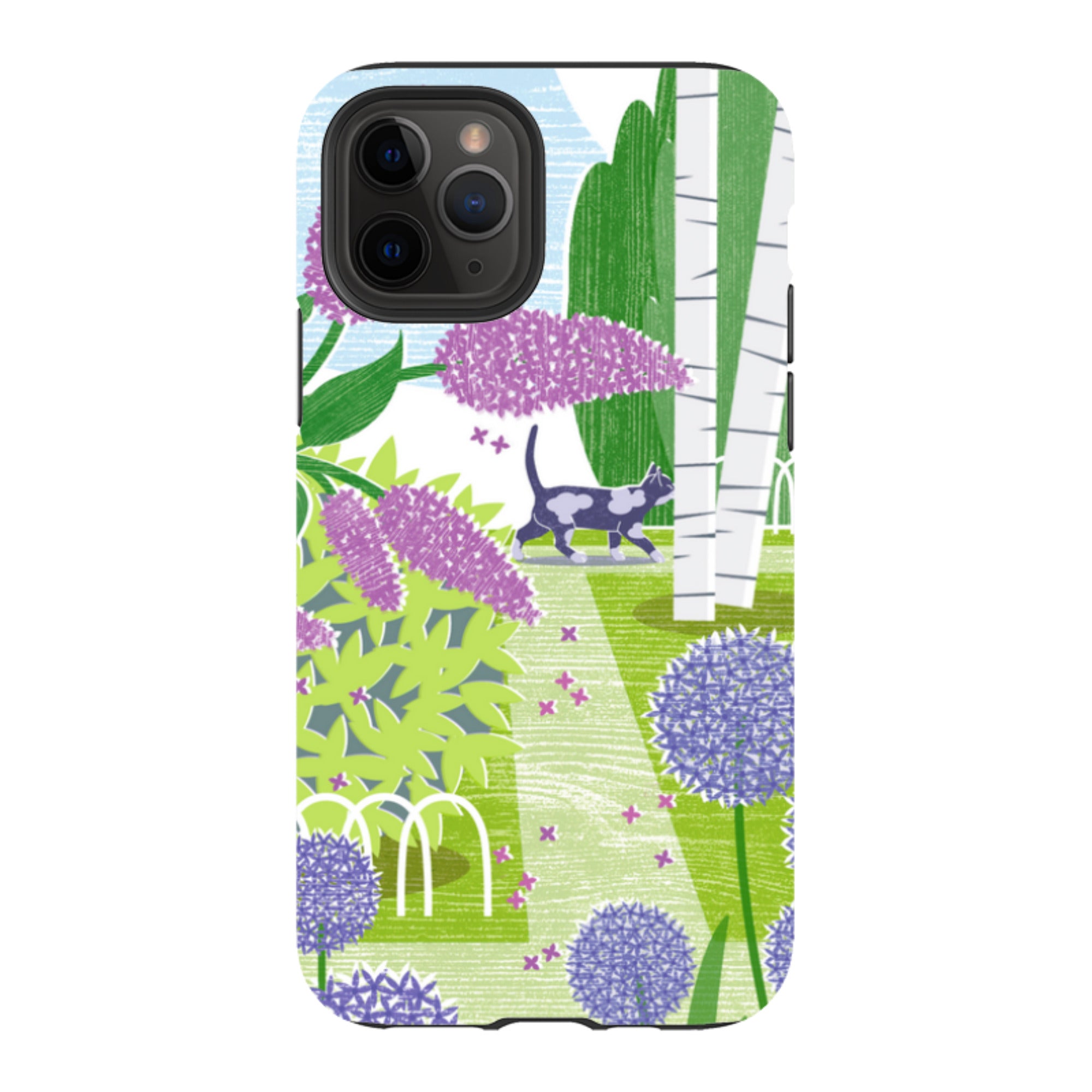 iPhone Tough Case - Lilac And Alliums By Liane Payne