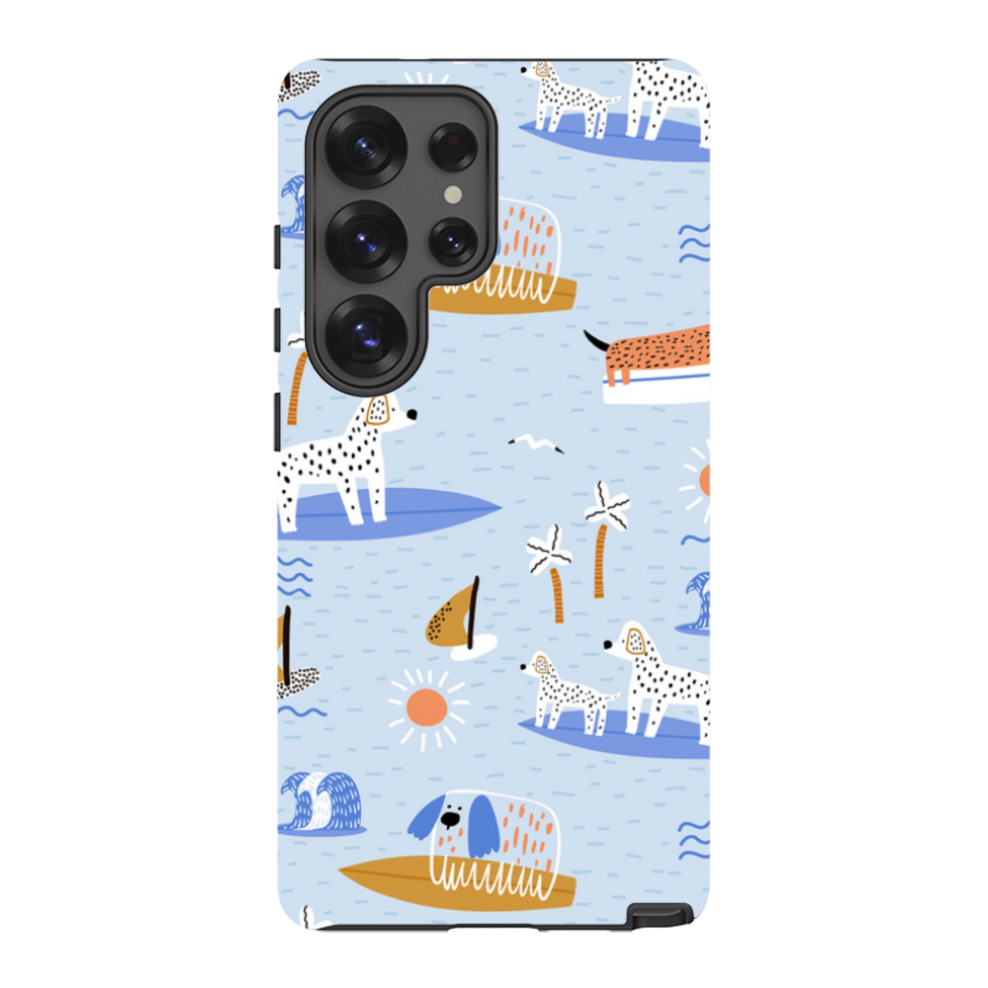 Samsung Tough Case - Surfing Dogs