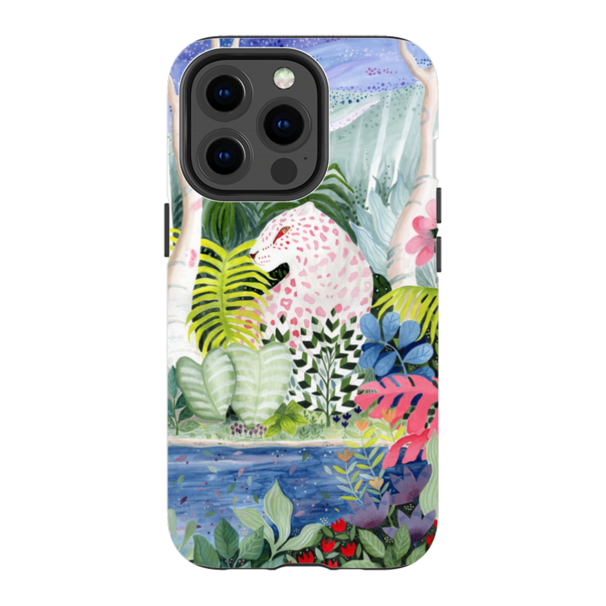iPhone Tough Case - Cosmic Leopard By Bex Parkin