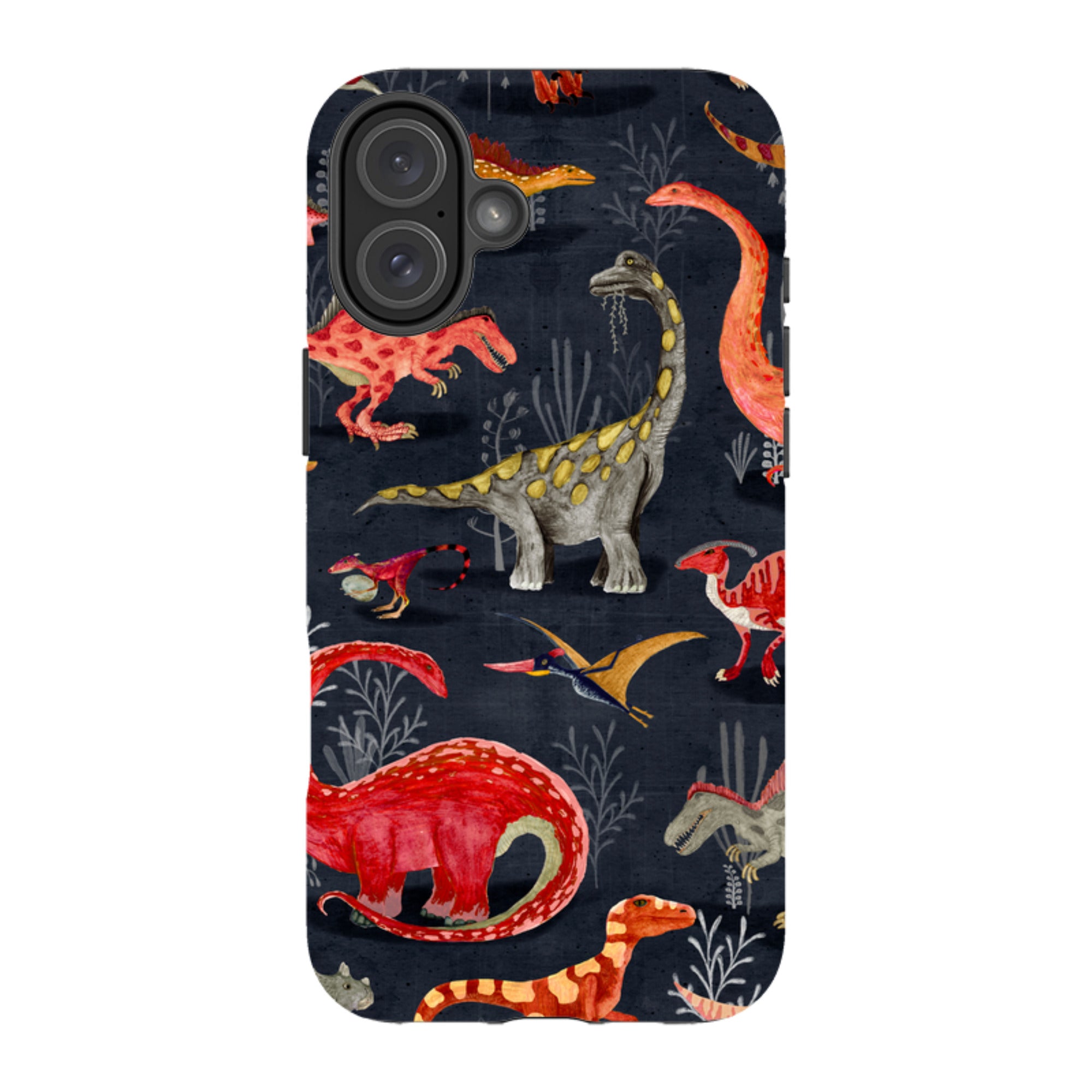 iPhone Tough Case - Parisian Dinosaurs By Katherine Quinn