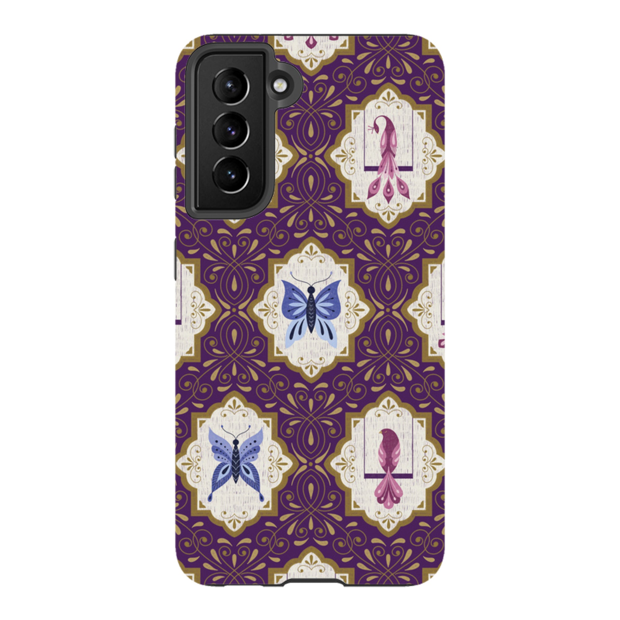 Samsung Tough Case - Wingframes Purple By Jenny Zemanek