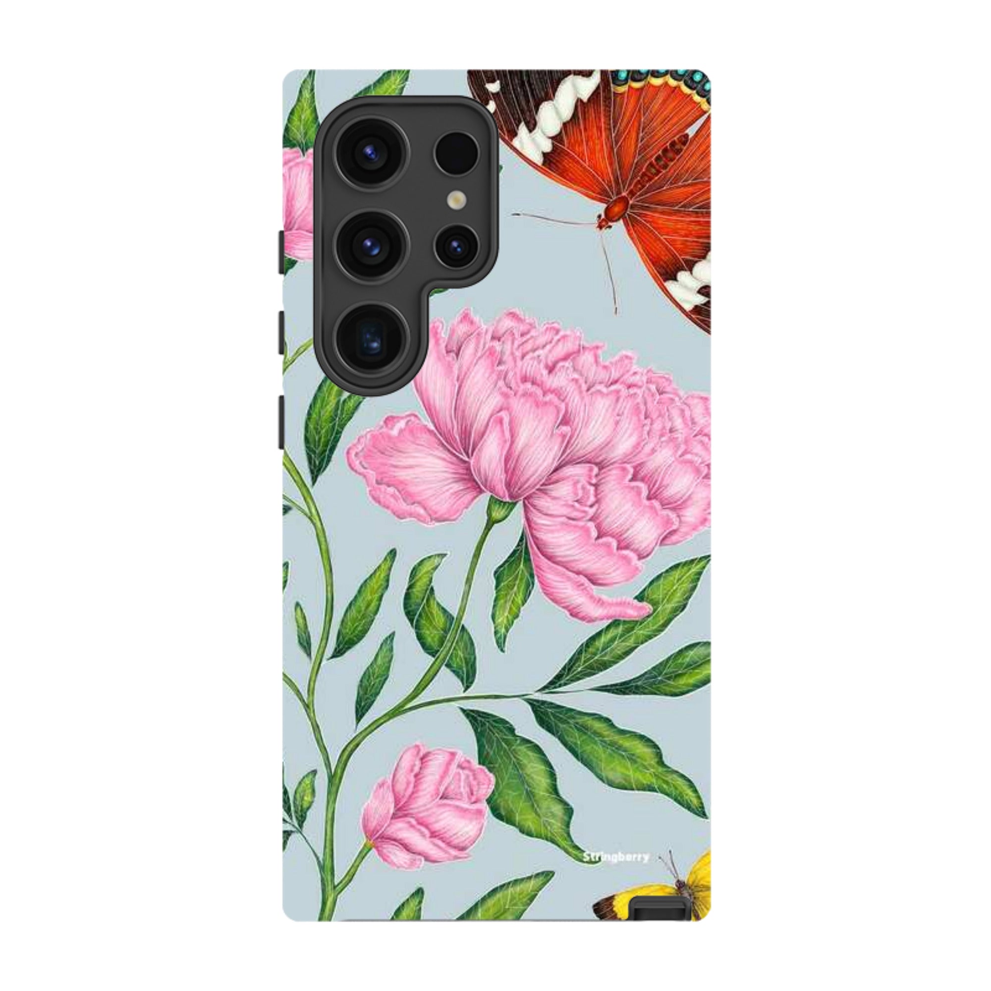 Samsung Tough Case - Butterflies And Peonies By Catherine Rowe