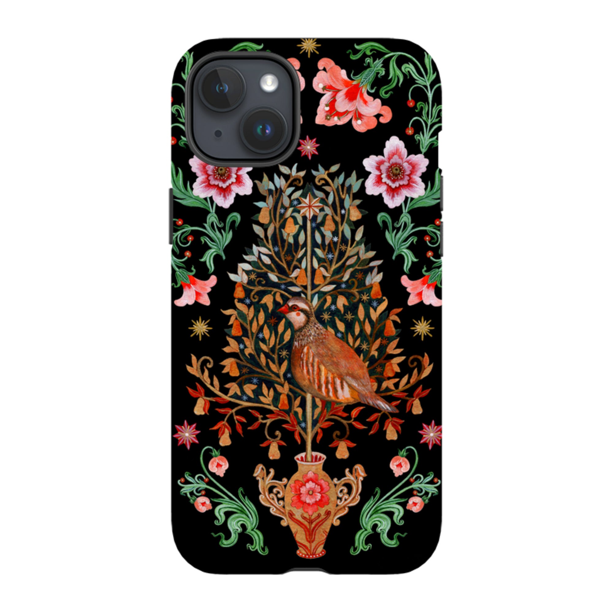 iPhone Tough  Case - Partridge Pear Tree By Maria Matos