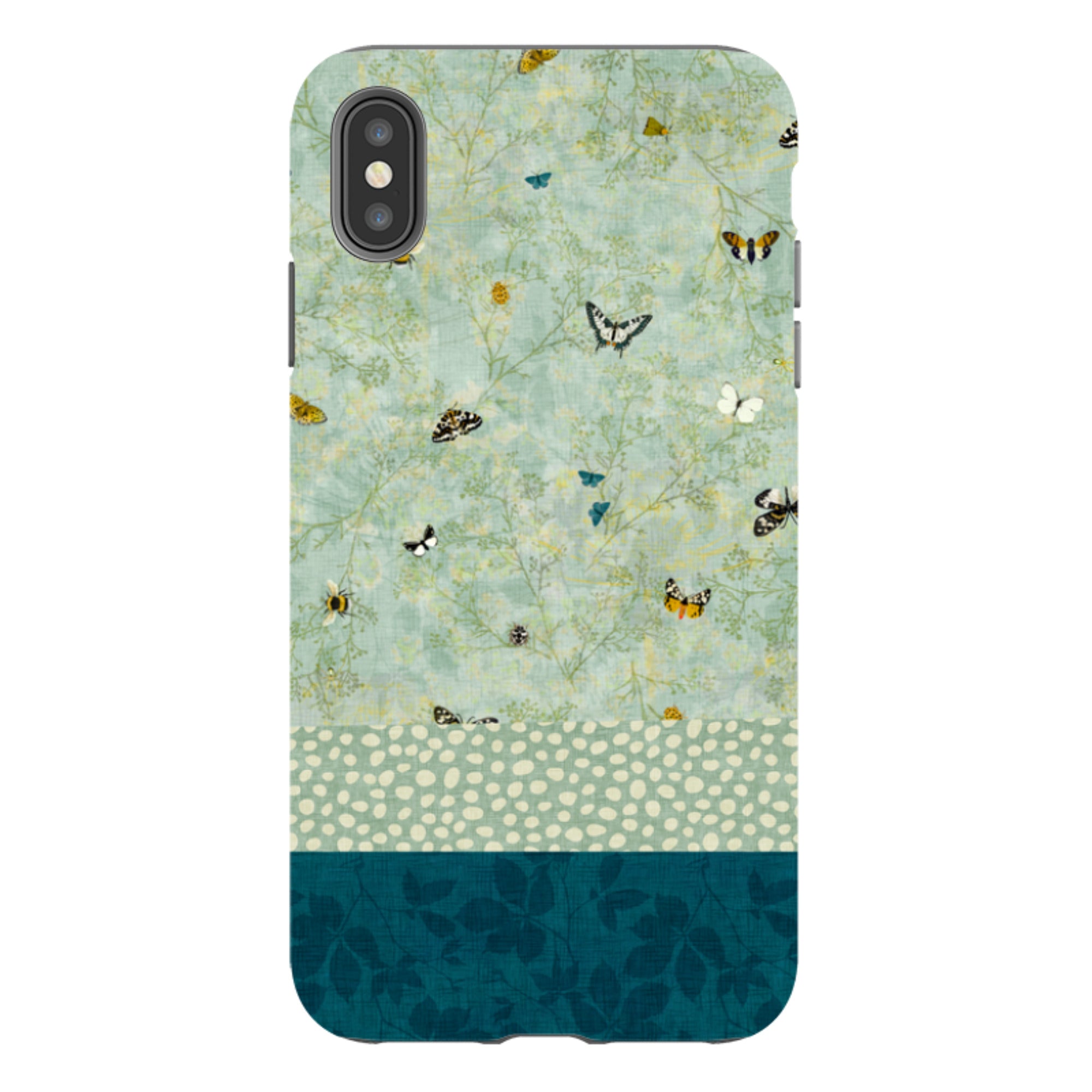 iPhone Tough Case - Chinoiserie Garden Soft Sage 2 By Katherine Quinn