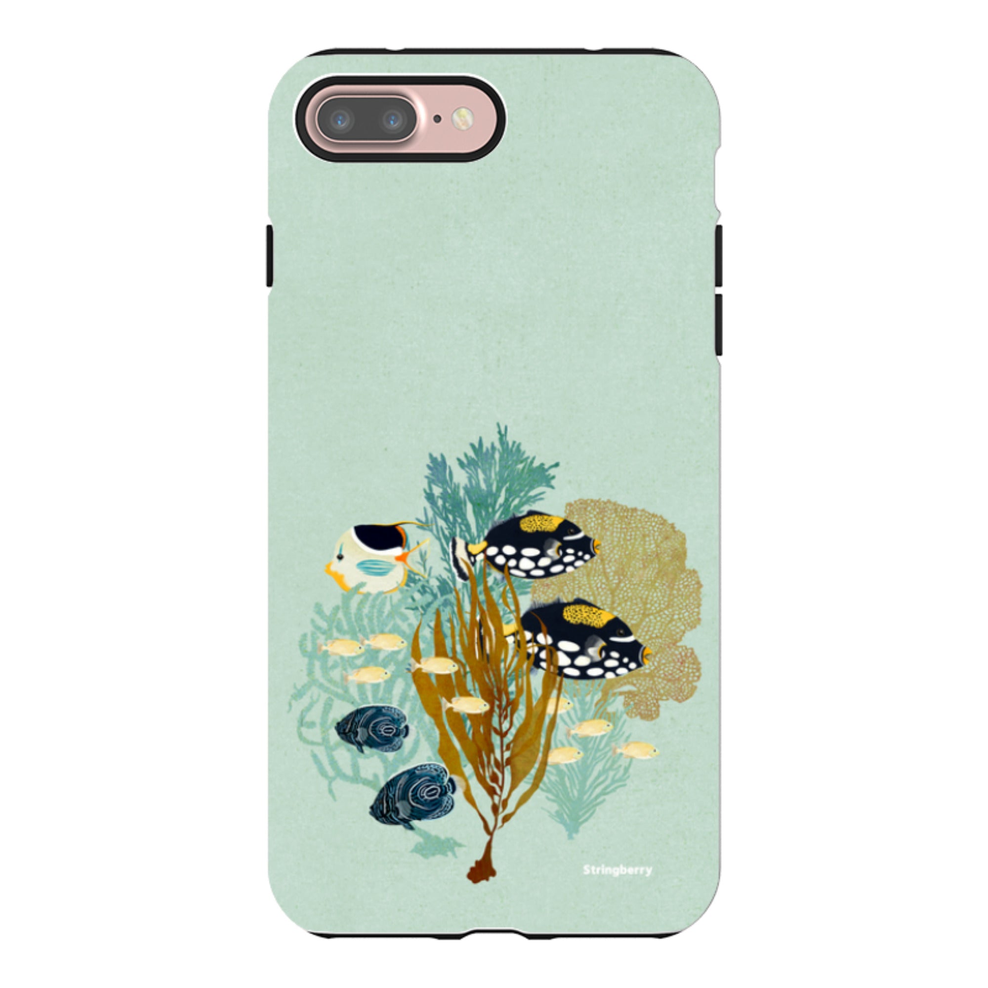 iPhone Tough Case - Fish Town By Katherine Quinn