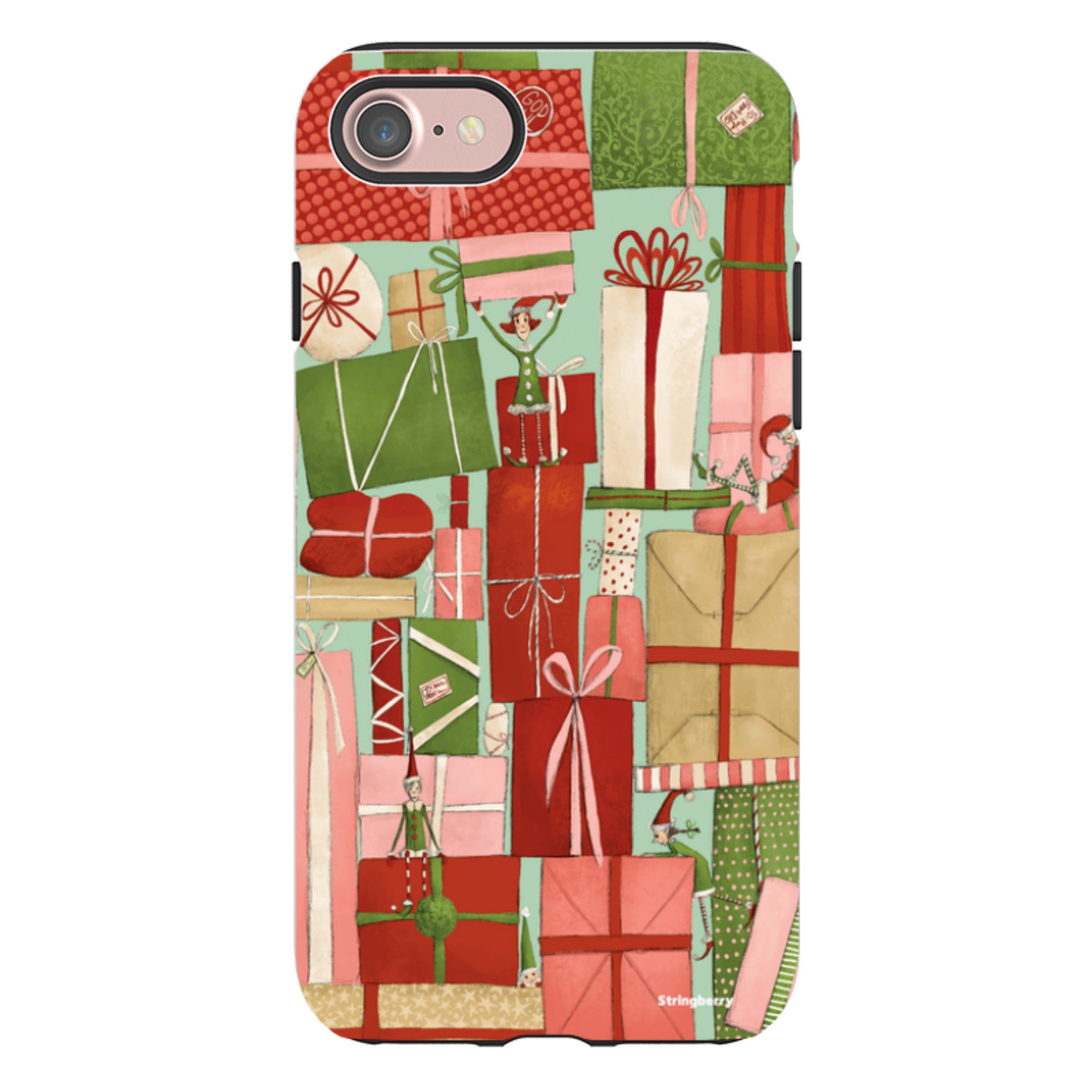 iPhone Tough Case - Santas Helpers II By Maja Lindberg