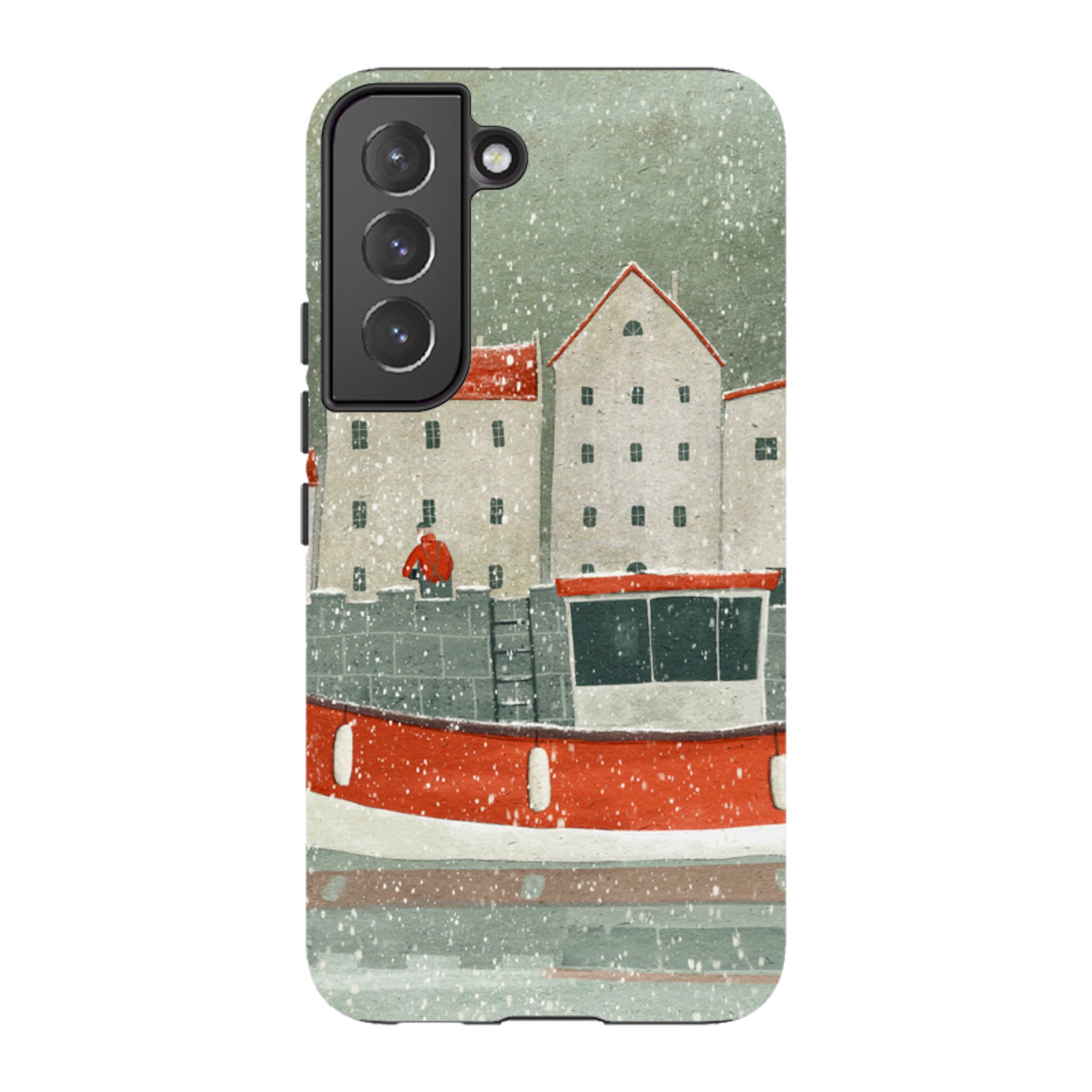 Samsung Tough Case - Christmas Harbour By Maja Lindberg