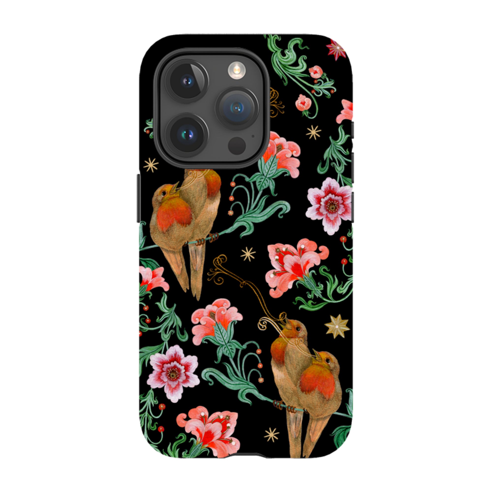 iPhone Tough  Case - Four Calling Birds By Maria Matos