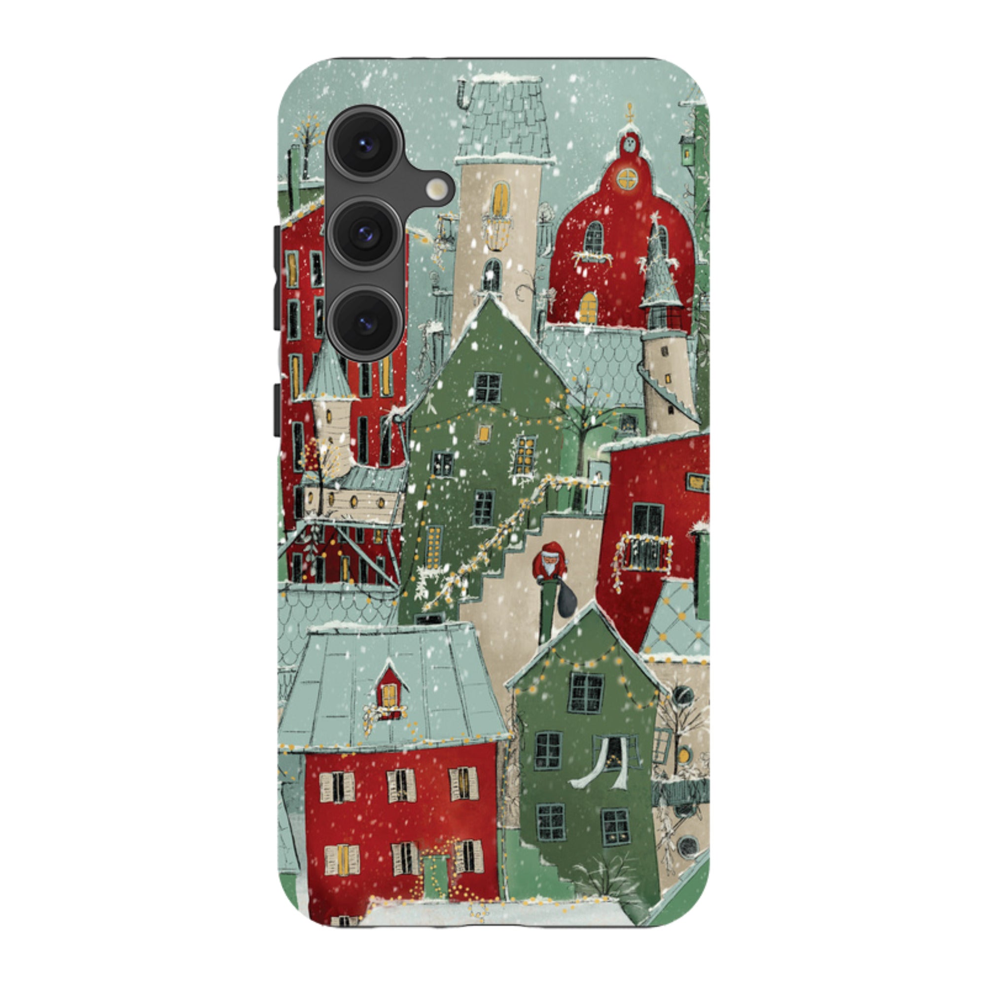Samsung Tough Case - Citywinkles Red By Maja Lindberg