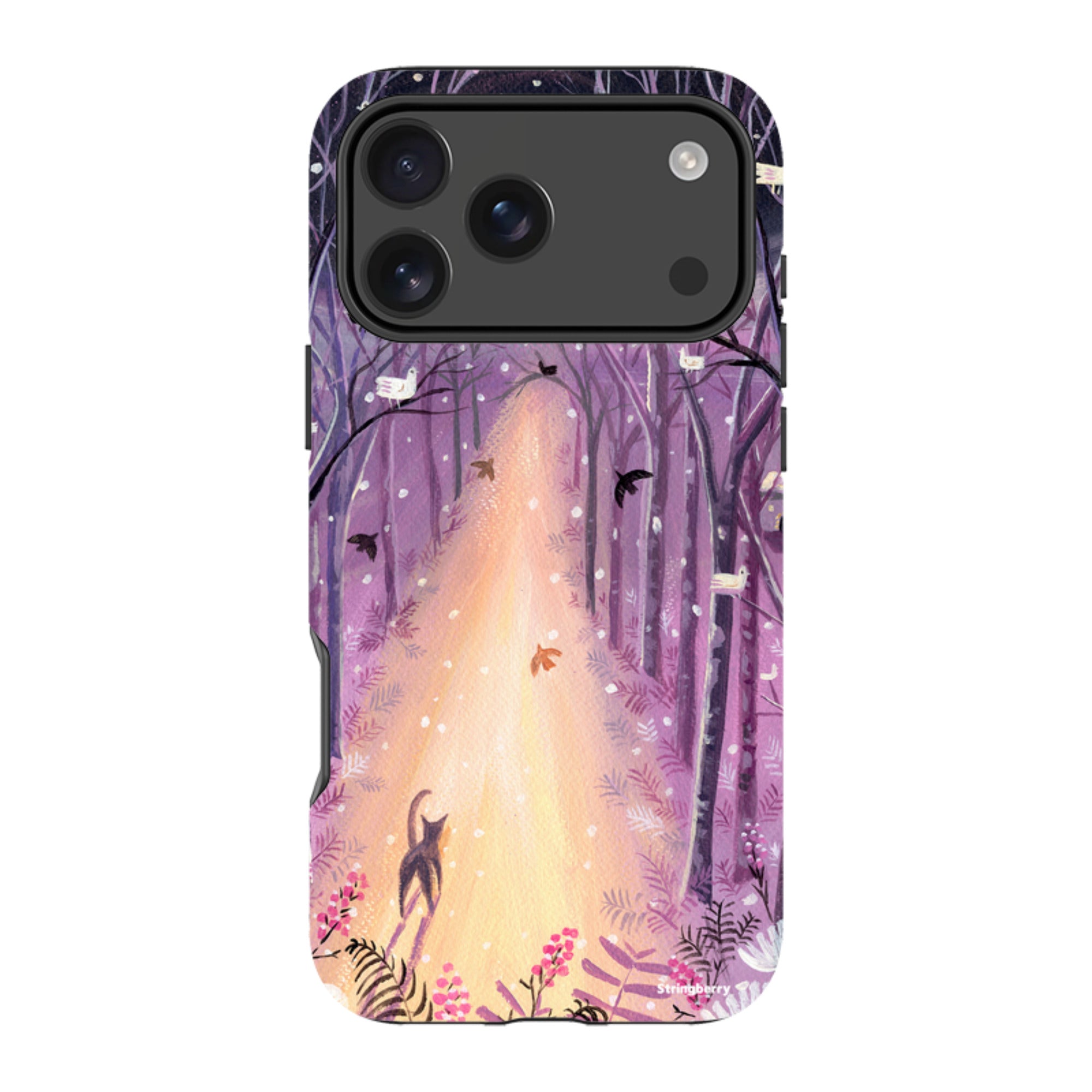 iPhone Tough Case - Forest Cat By Mary Stubberfield