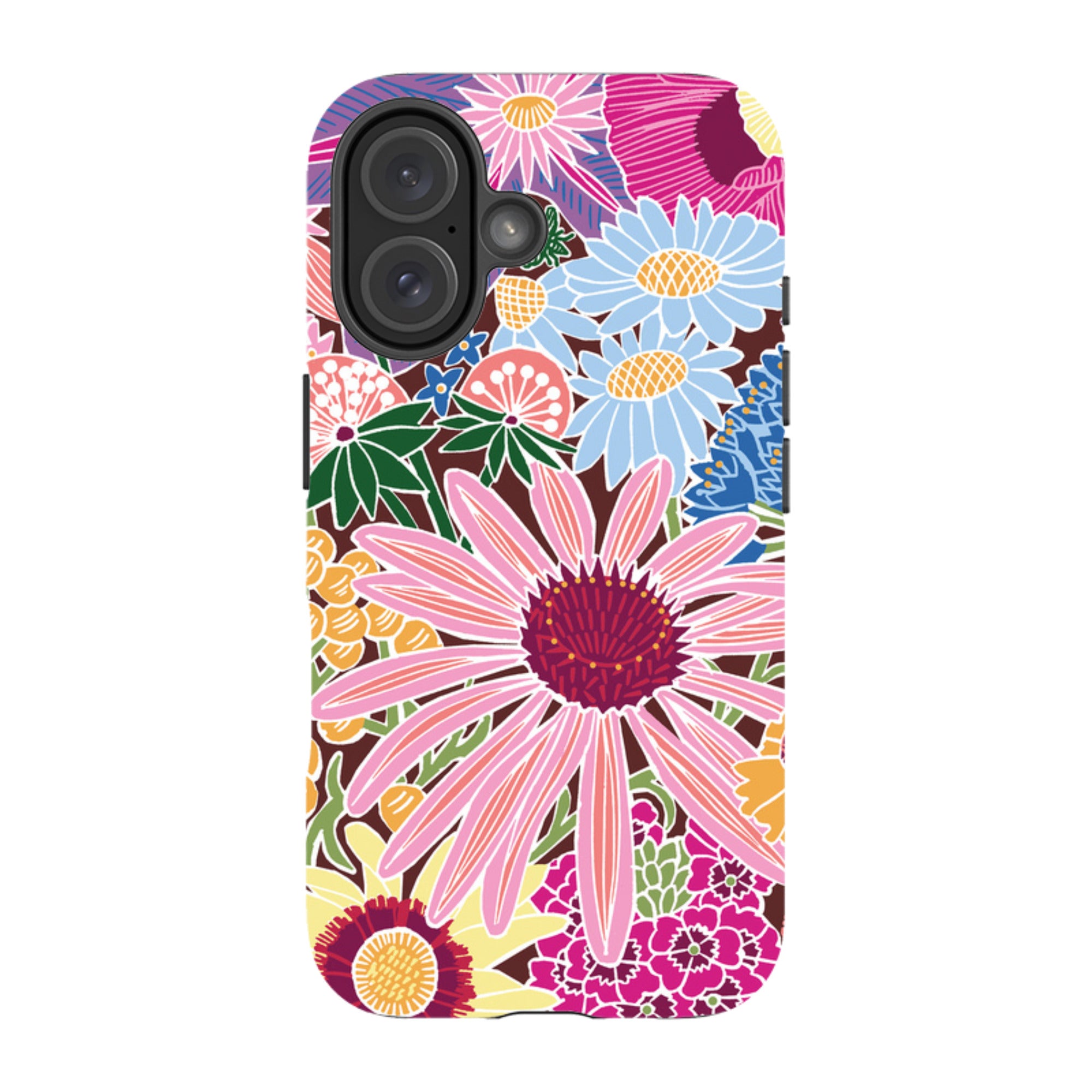 iPhone Tough Case - Jigsaw Floral 1 By Kate Heiss