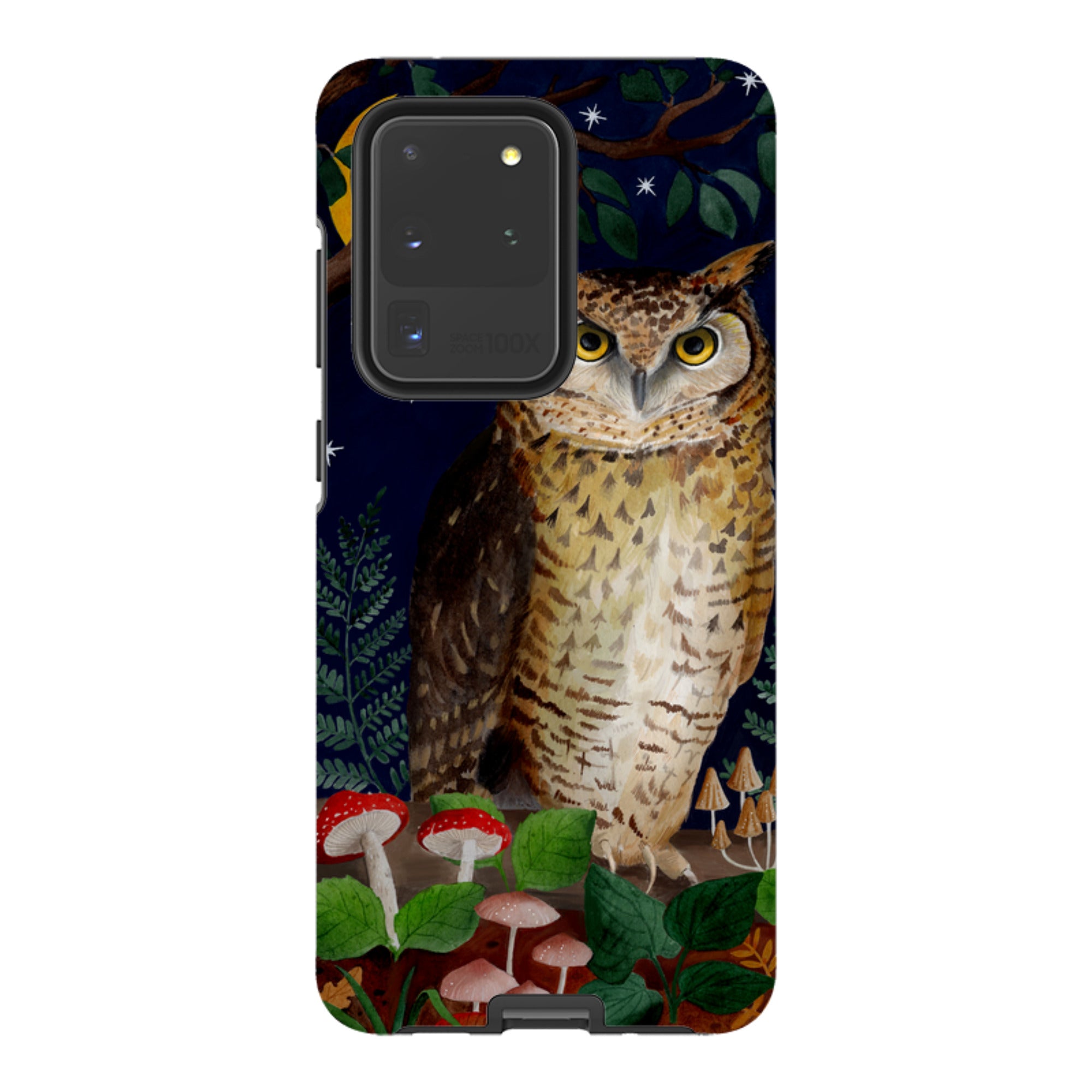 Samsung Tough Case - Mushroom Owl By Bex Parkin